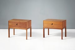 Kai Kristiansen Danish Oak Nightstands, 1950s