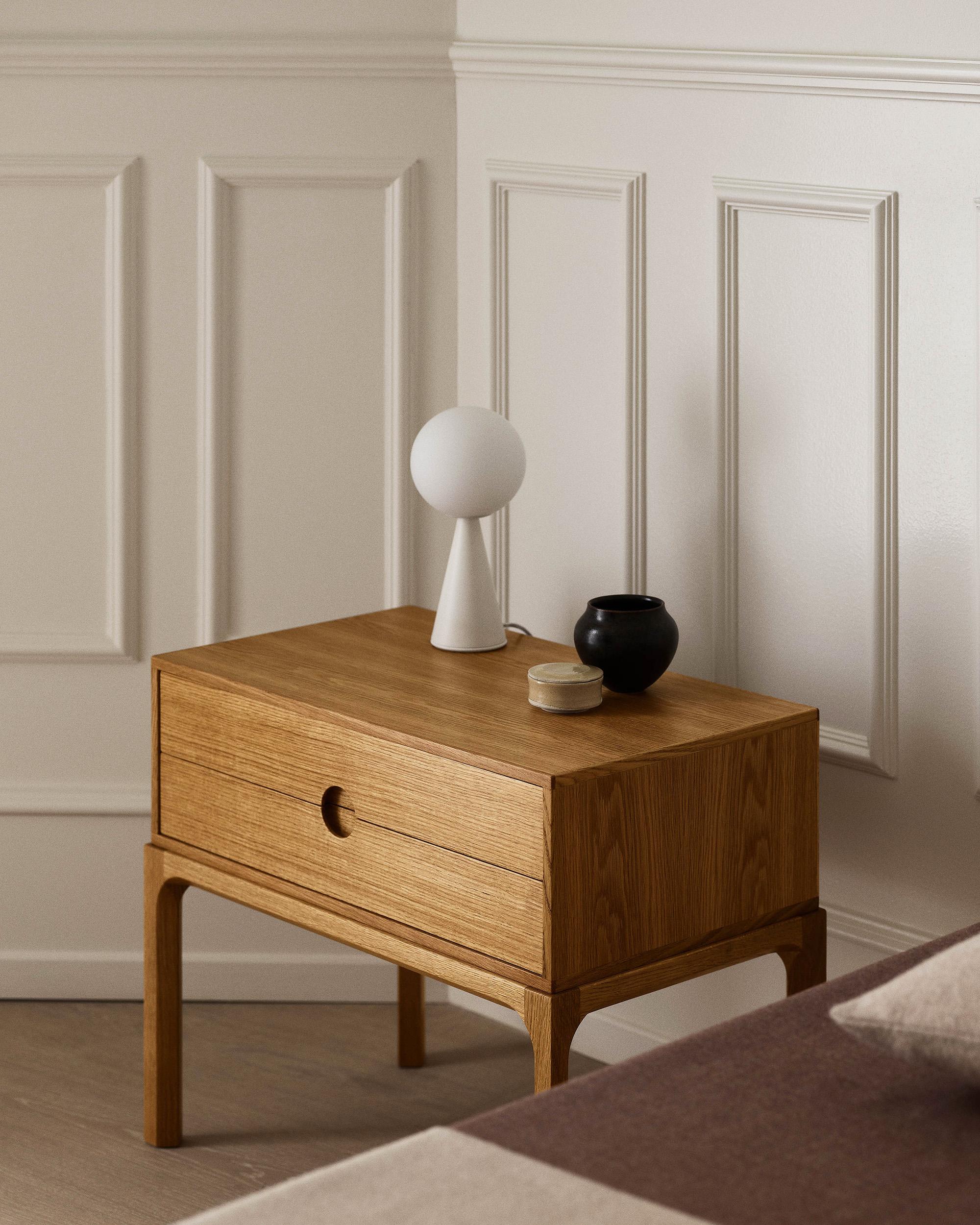 Scandinavo moderno Comodini Kai Kristiansen in quercia danese - New Edition in vendita