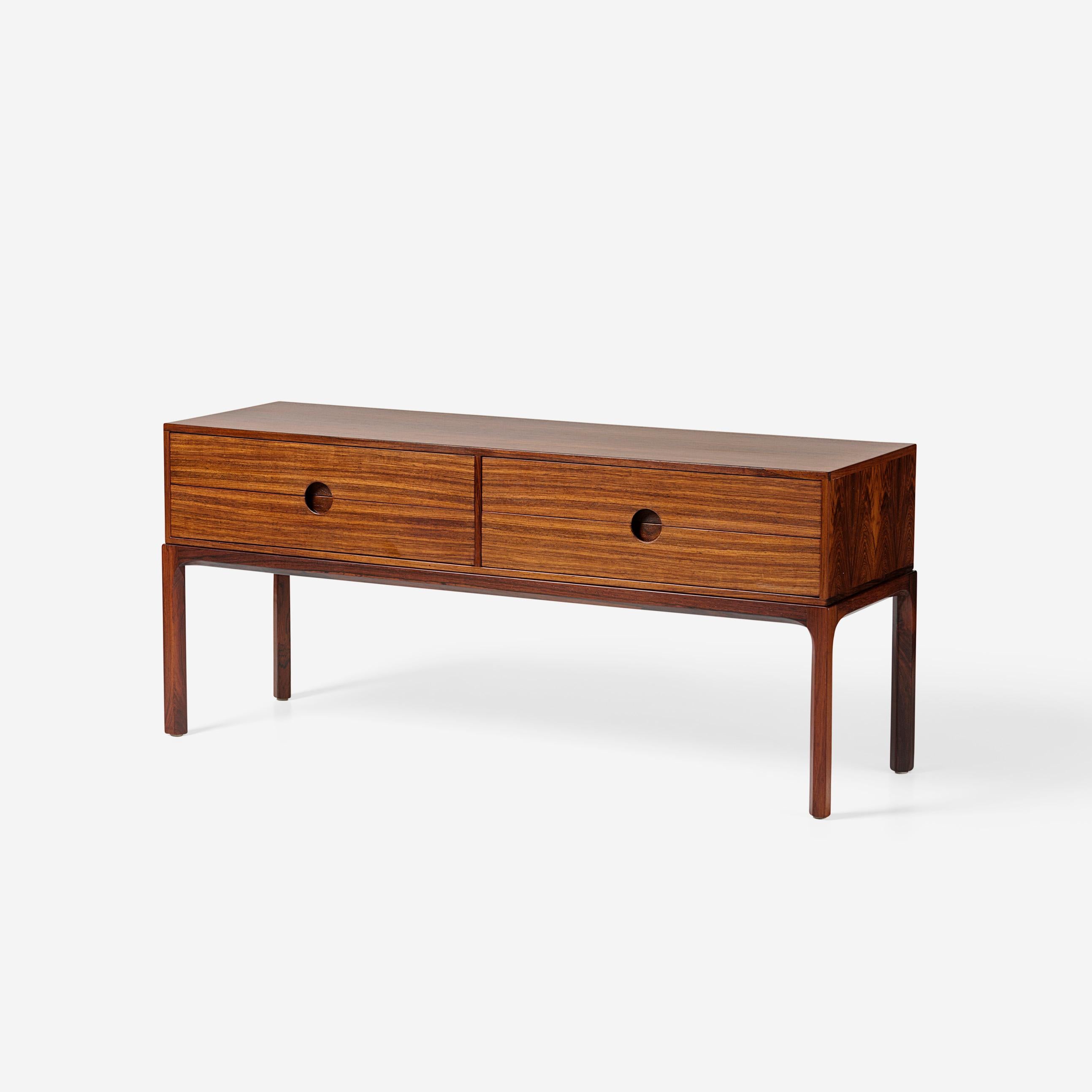 Mid-20th Century Kai Kristiansen Danish Rosewood Chest, 1950s For Sale