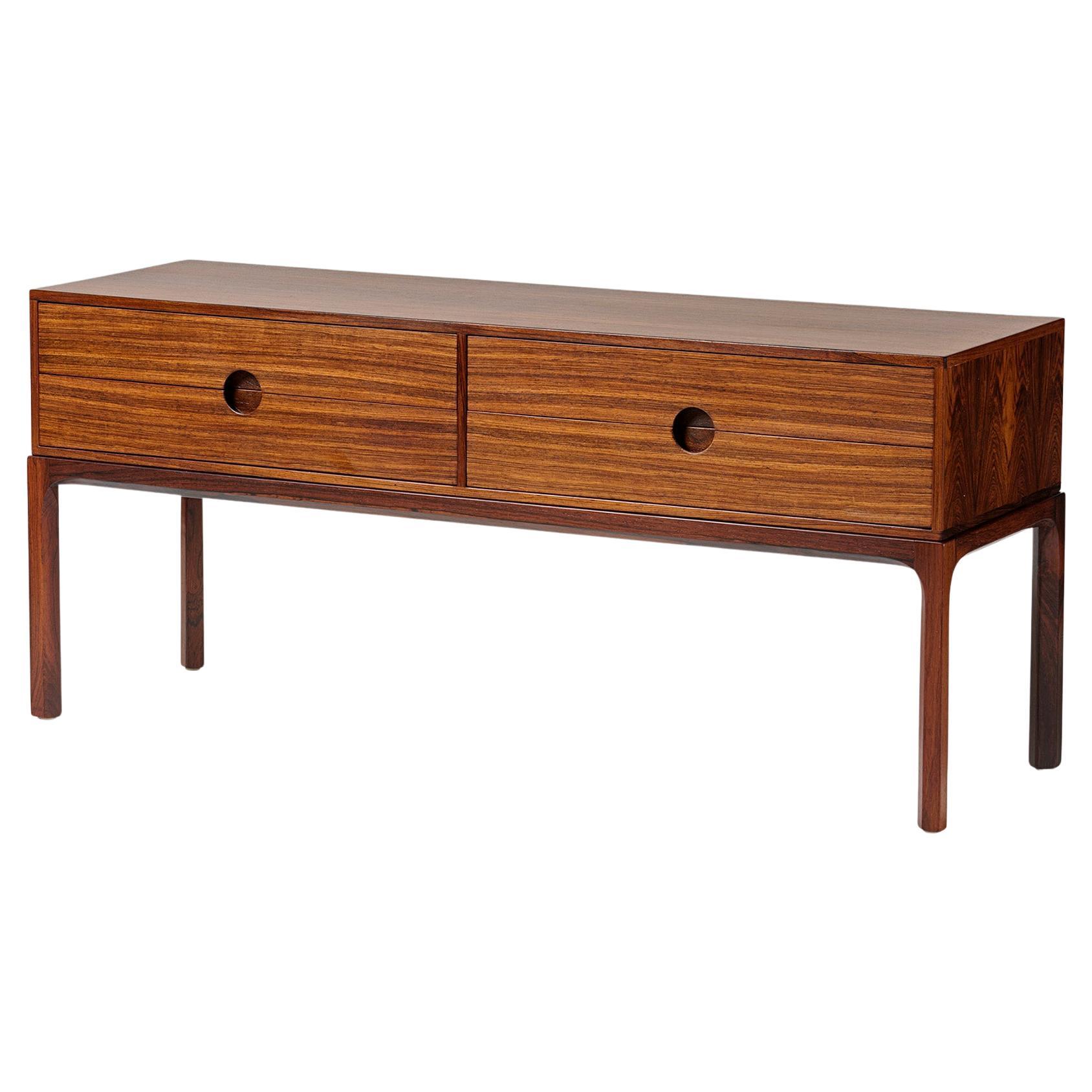 Kai Kristiansen Danish Rosewood Chest, 1950s