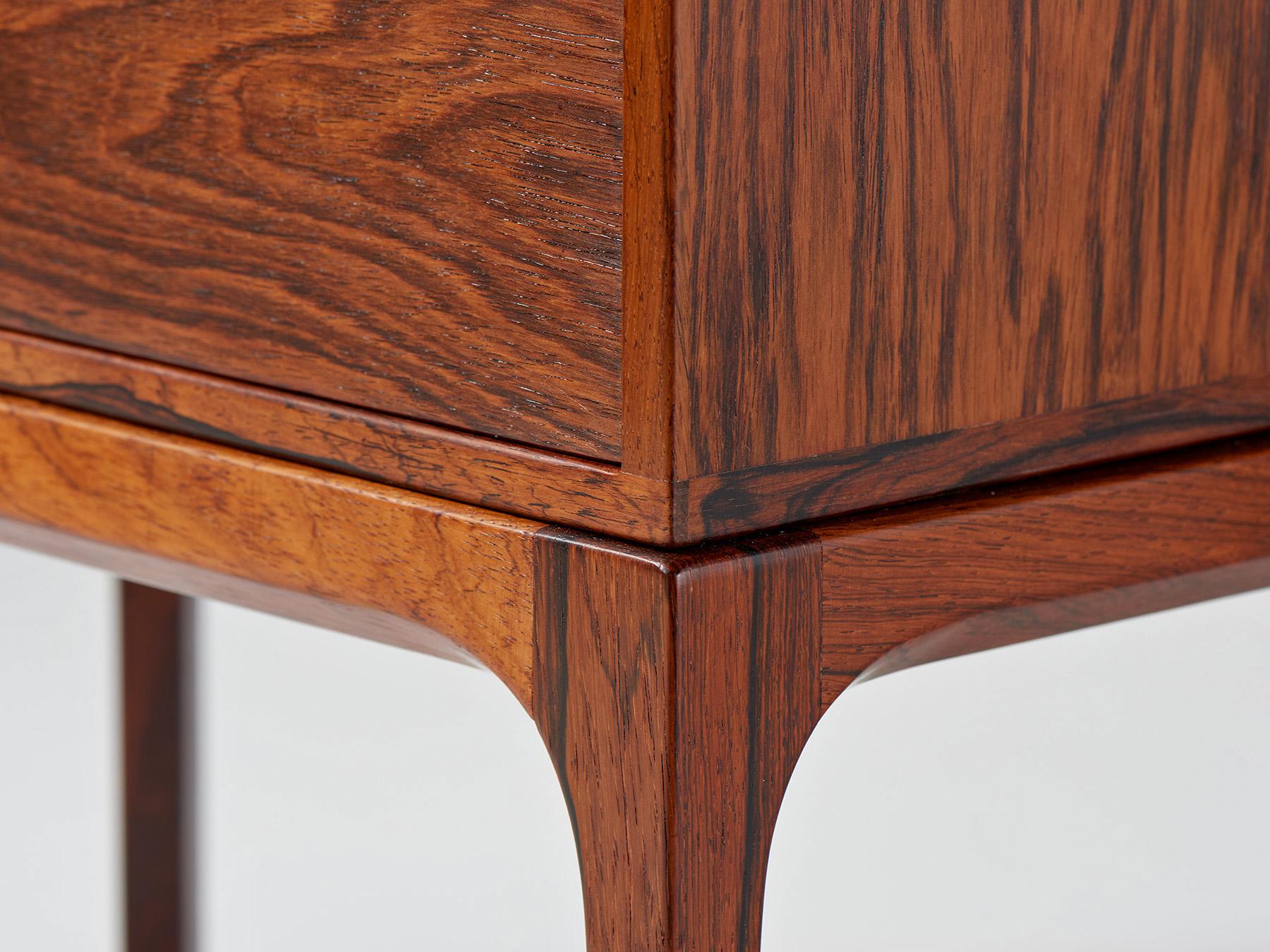 Mid-20th Century Kai Kristiansen Danish Rosewood Nightstand, 1950s For Sale