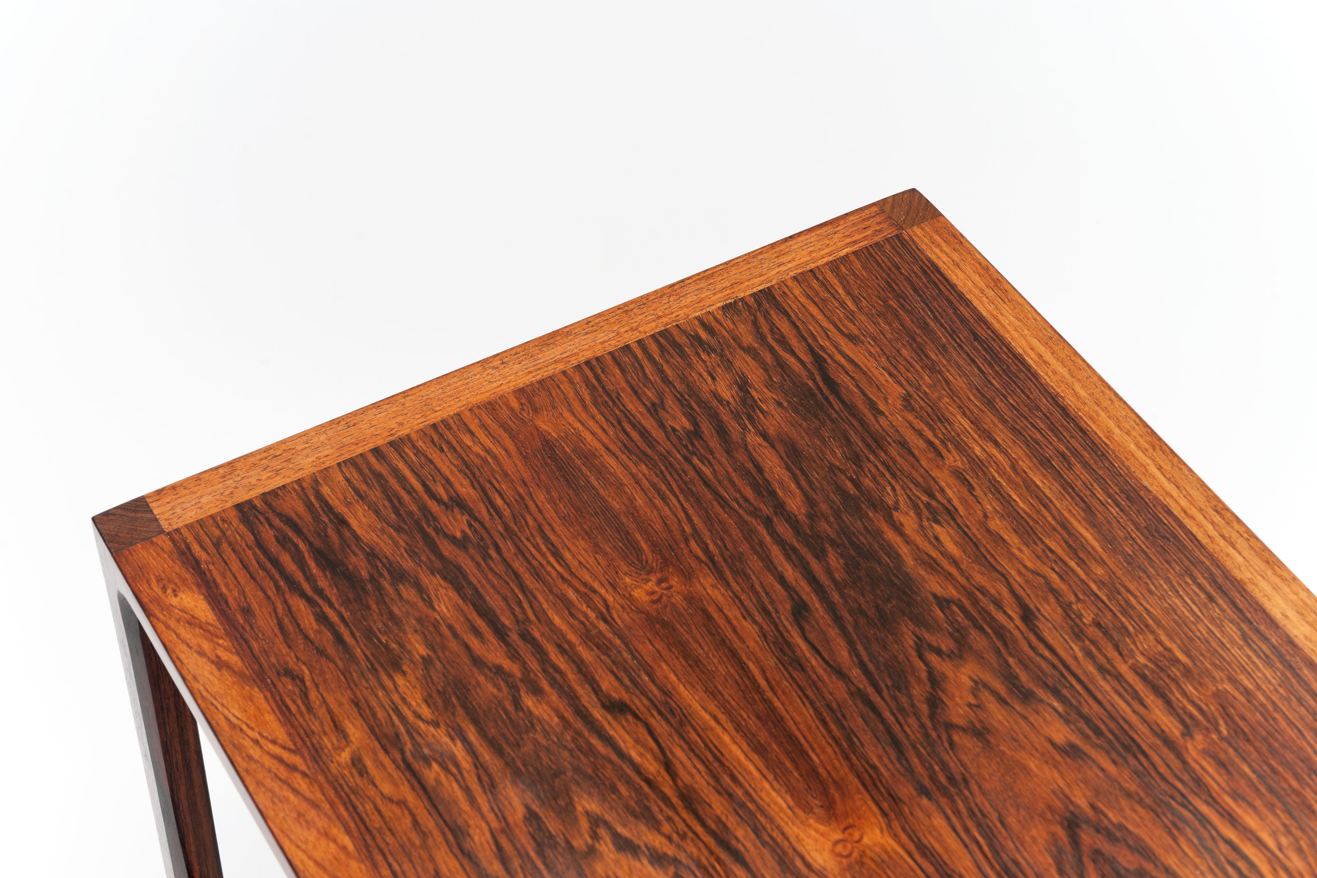Kai Kristiansen Danish Solid Rosewood Tables by Aksel Kjersgaard 2
