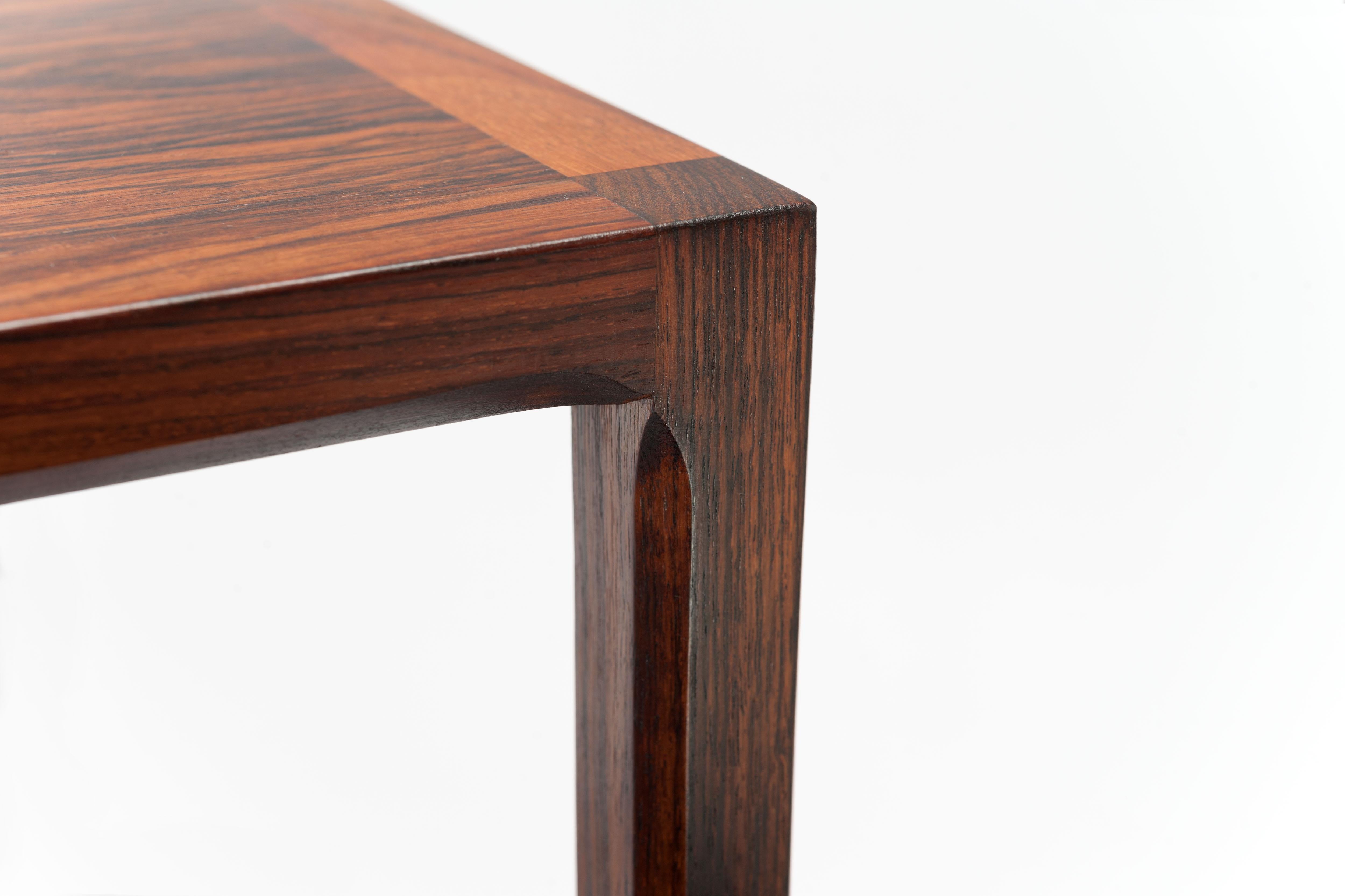 Kai Kristiansen Danish Solid Rosewood Tables by Aksel Kjersgaard 4