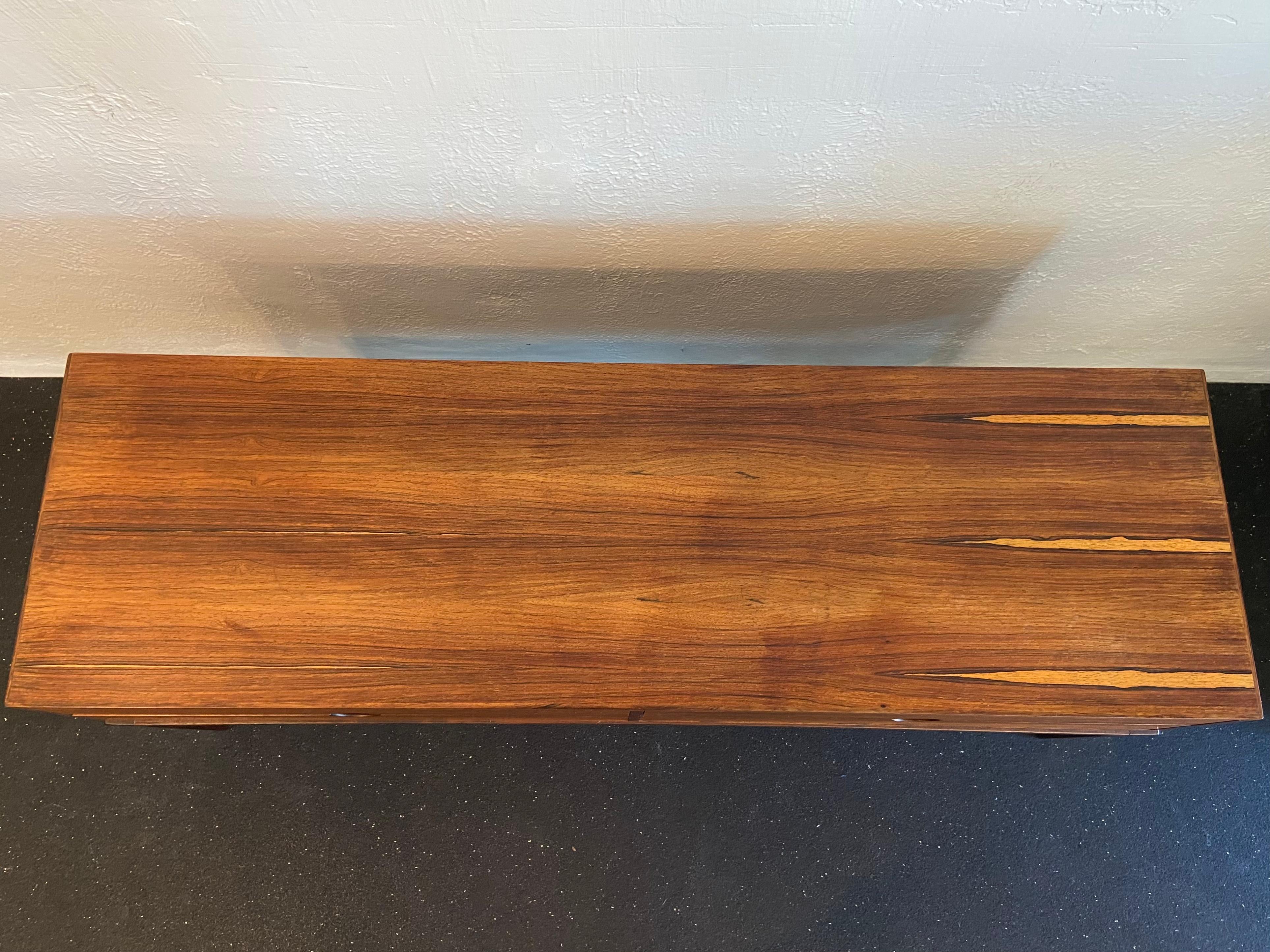 Kai Kristiansen Diminutive Rosewood Chest of Drawers In Good Condition For Sale In West Palm Beach, FL