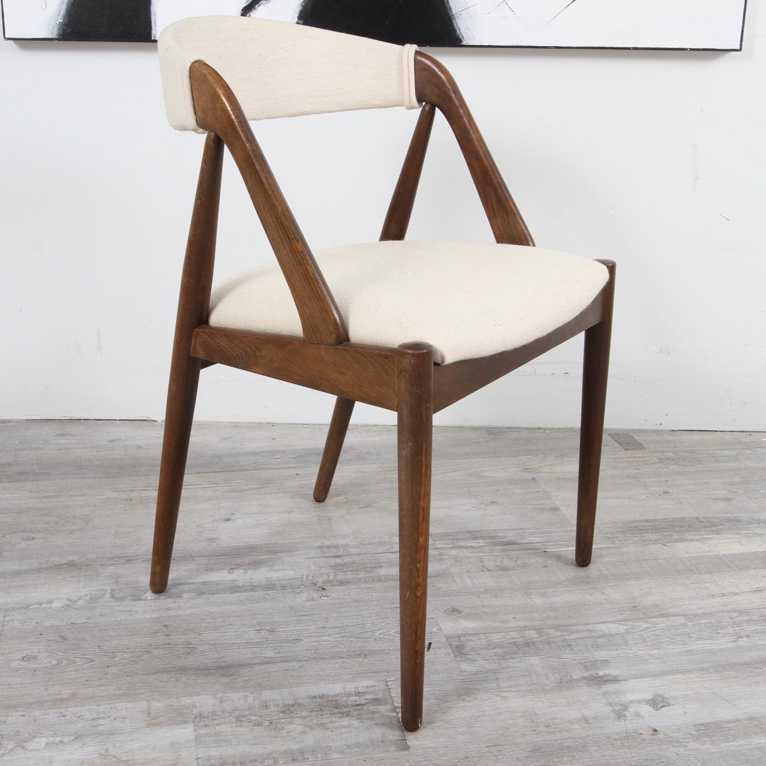 Mid-Century Modern Kai Kristiansen Dining Chair by Schou Andersen in Denmark For Sale