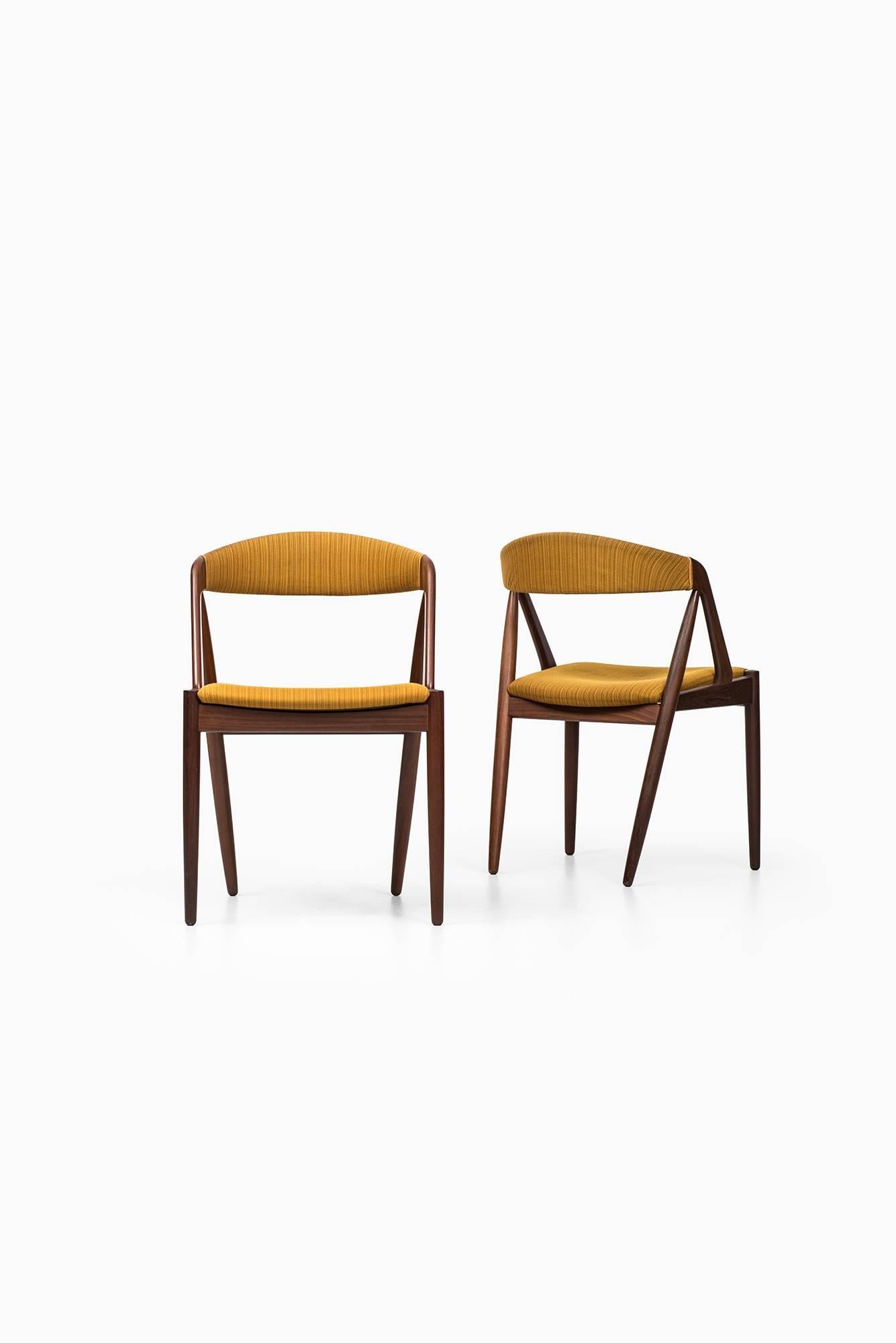 Kai Kristiansen Dining Chairs by Schou Andersen in Denmark 1