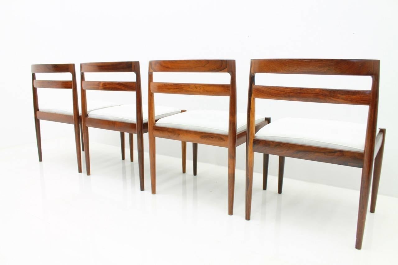 Leather Kai Kristiansen Dining Chairs 