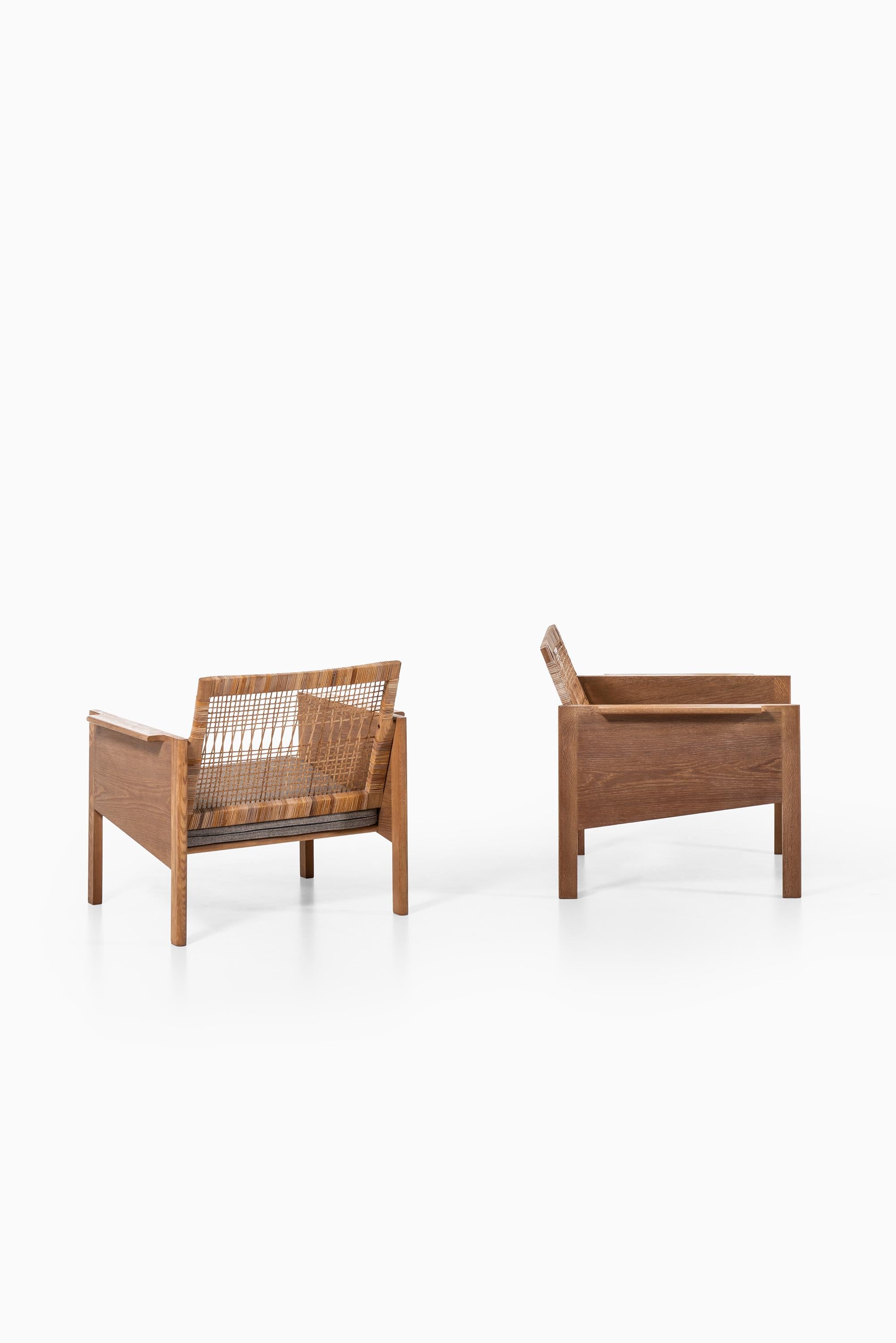 Scandinavian Modern Kai Kristiansen Easy Chairs Model 150 by Christian Jensen Møbelsnedkeri For Sale