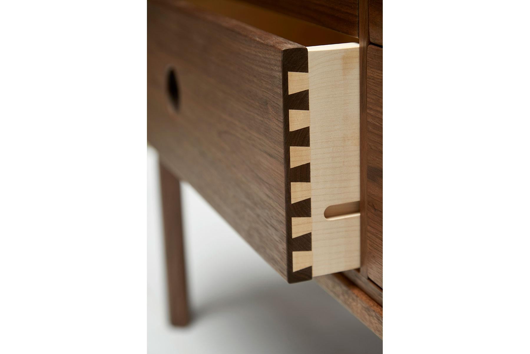 Kai Kristiansen, Entre 2C, Six Drawer Chest, Walnut 3