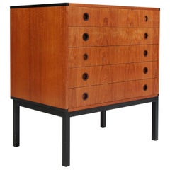 Kai Kristiansen for Aksel Kjersgaard, Attributed, Dressers in Teak and Ivory