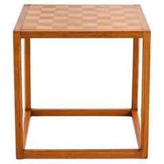 Kai Kristiansen for Aksel Kjersgaard Chessboard Cube Side Table, C. 1960's