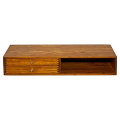 Kai Kristiansen für Aksel Kjersgaard Dänische Konsole aus Teakholz für die Wandmontage C. 1960s