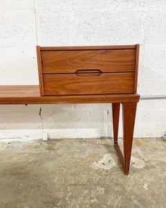 Kai Kristiansen for Aksel Kjersgaard Denmark 1960s Bench with Mirror