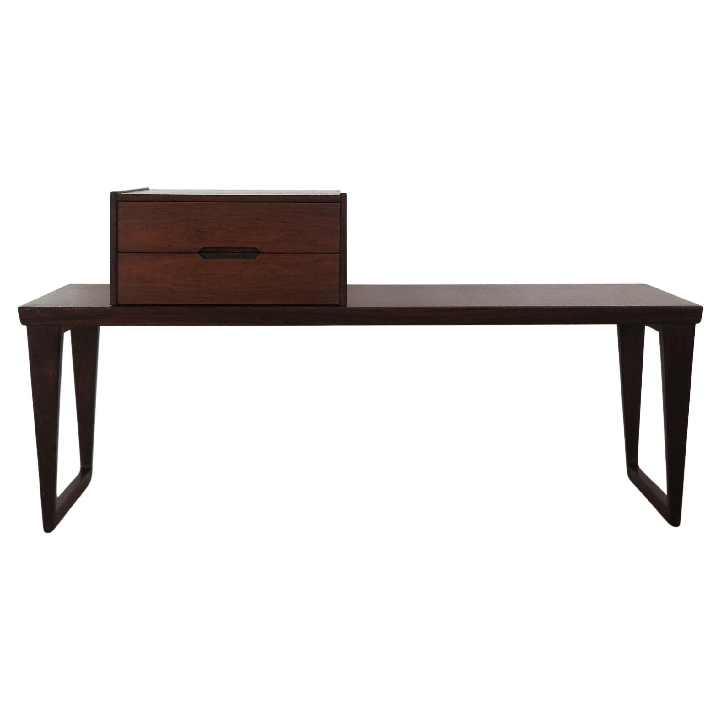 Kai Kristiansen for Aksel Kjersgaard Scandinavian Dark Wood Set, Denmark 1960s For Sale