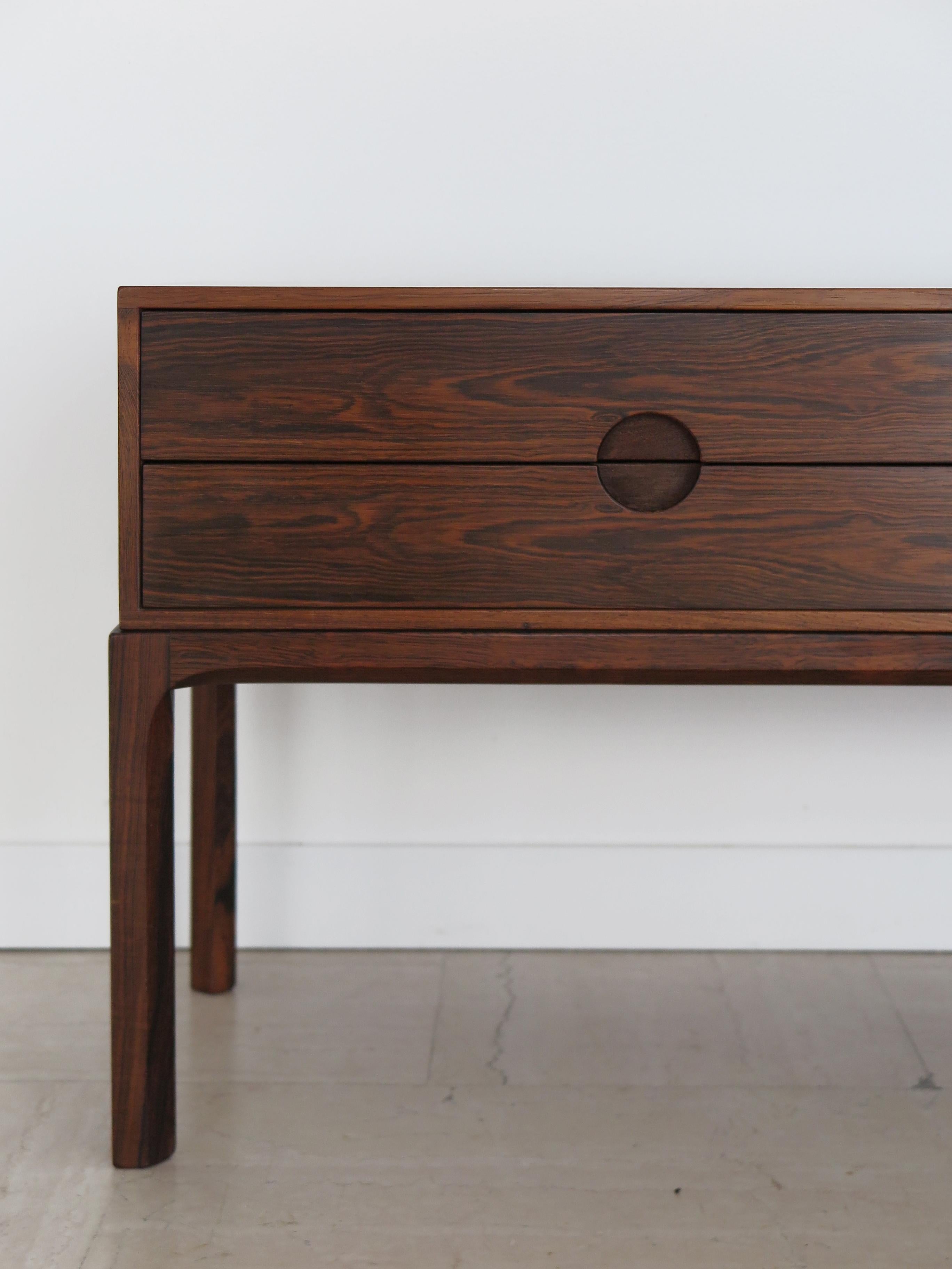 Kai Kristiansen für Aksel Kjirsgaard Dunkles Holz Skandinavische Anrichte Kommode 1960 im Angebot 7