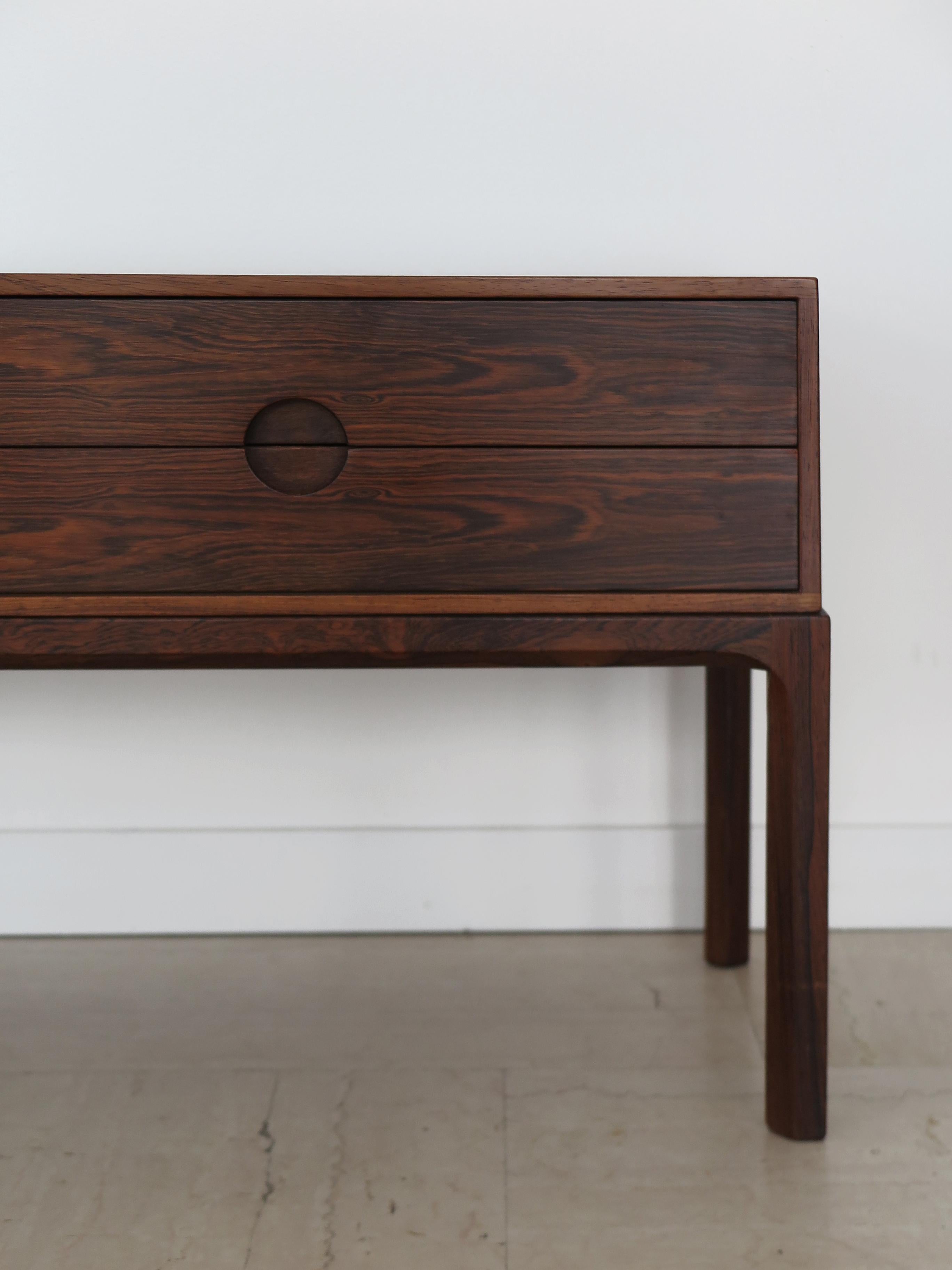 Kai Kristiansen für Aksel Kjirsgaard Dunkles Holz Skandinavische Anrichte Kommode 1960 im Angebot 8
