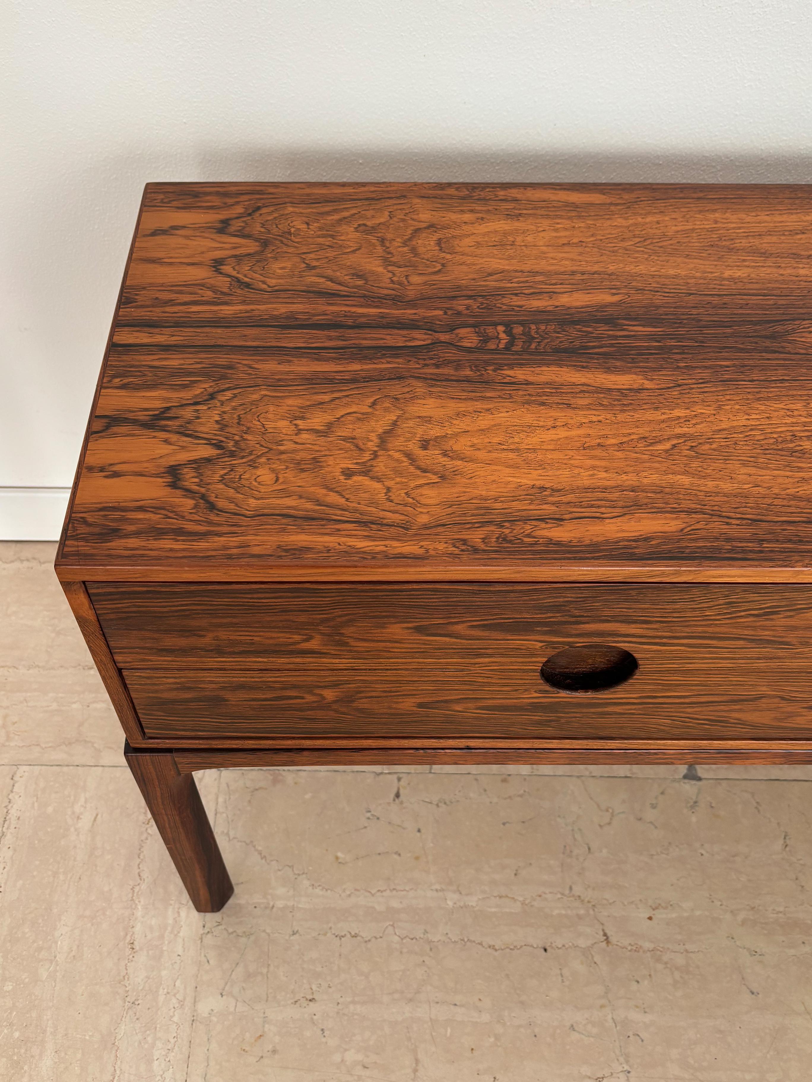 Kai Kristiansen für Aksel Kjirsgaard Dunkles Holz Skandinavische Anrichte Kommode 1960 im Angebot 3