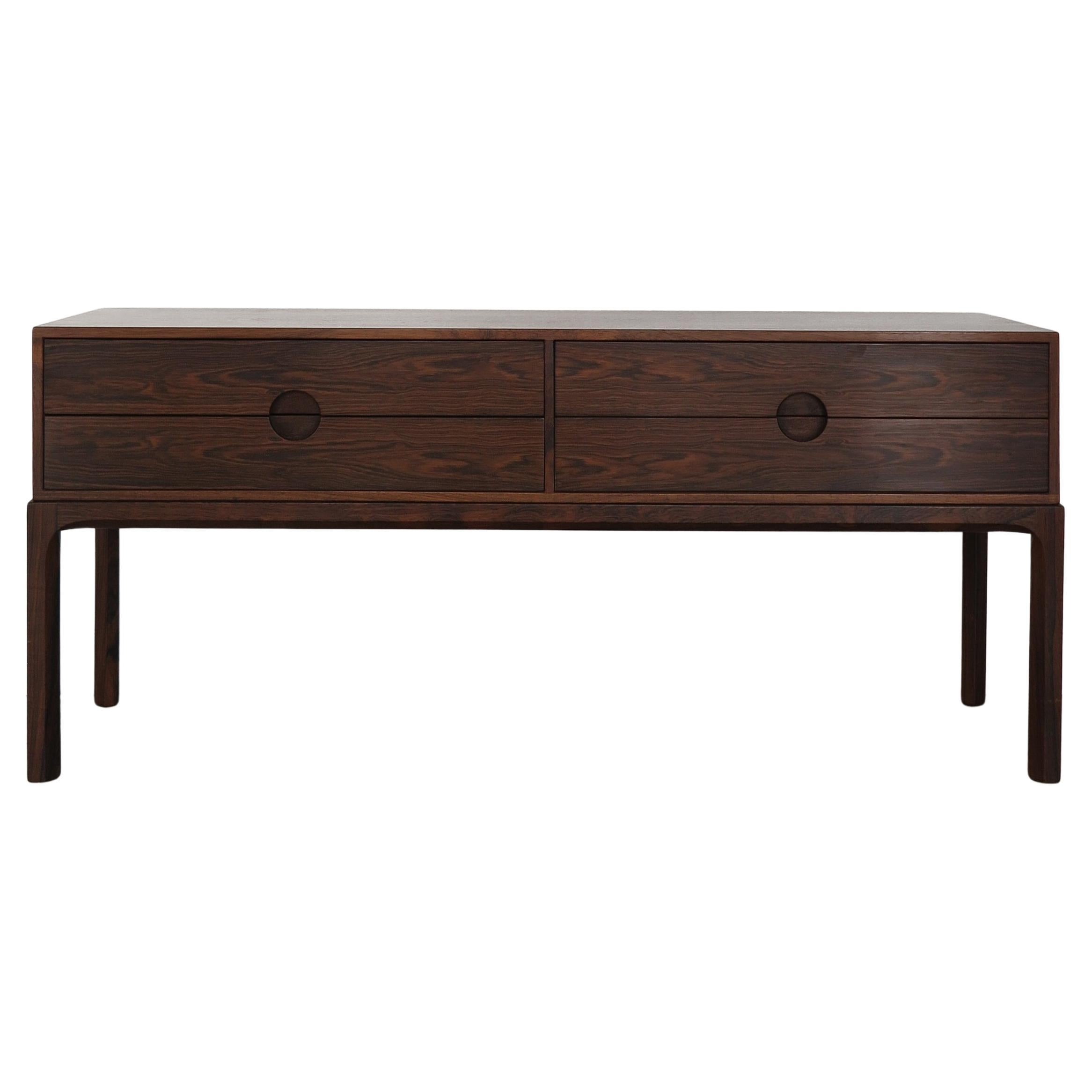 Kai Kristiansen für Aksel Kjirsgaard Dunkles Holz Skandinavische Anrichte Kommode 1960 im Angebot