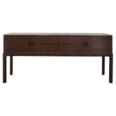 Kai Kristiansen per Aksel Kjirsgaard Credenza scandinava in legno scuro 1960