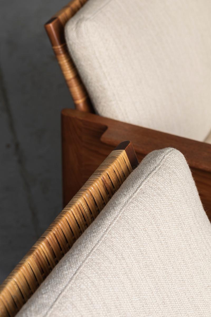 Kai Kristiansen for Christian Jensen Lounge Chairs ‘Model 150’, Danish Design 5