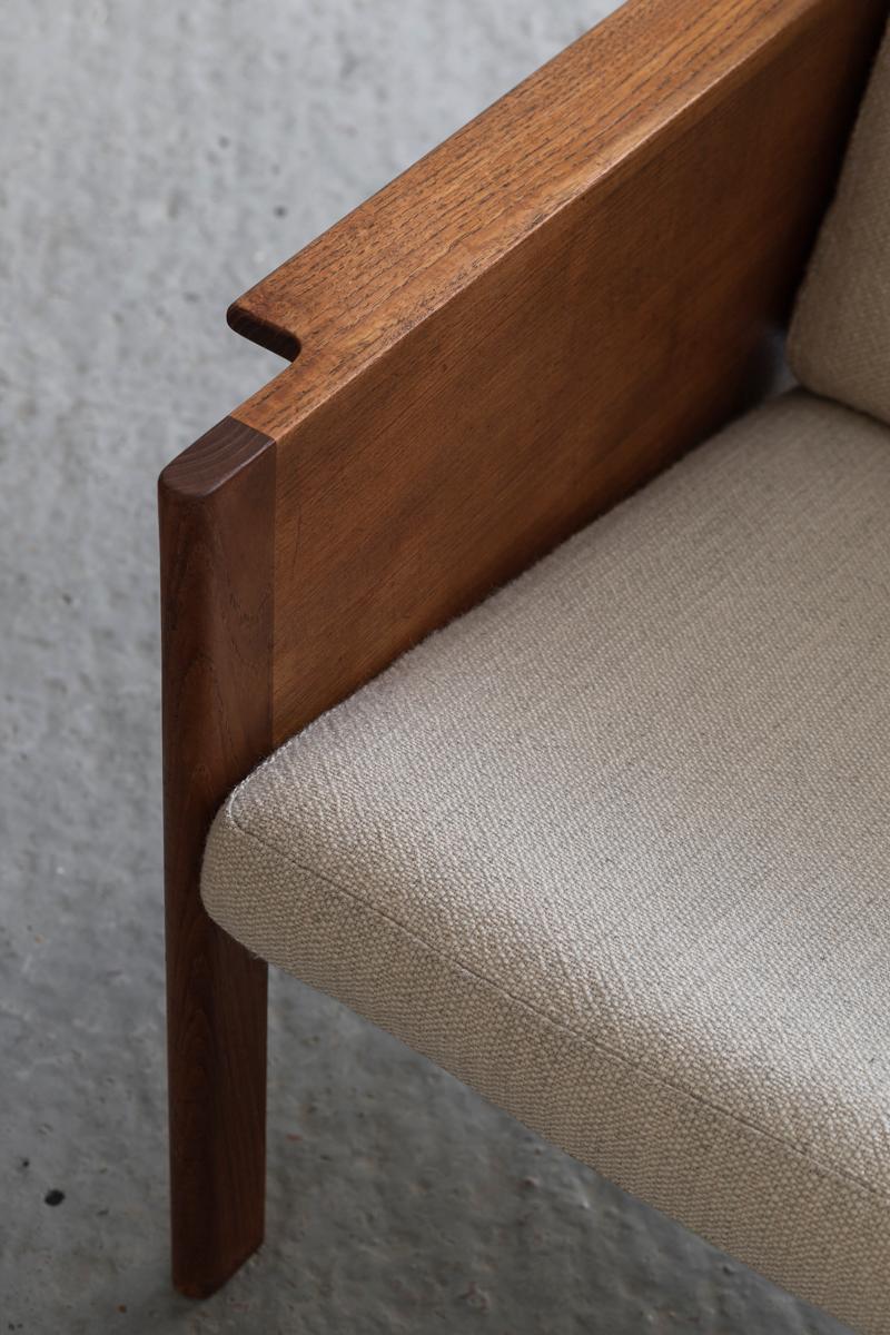 Fabric Kai Kristiansen for Christian Jensen Lounge Chairs ‘Model 150’, Danish Design