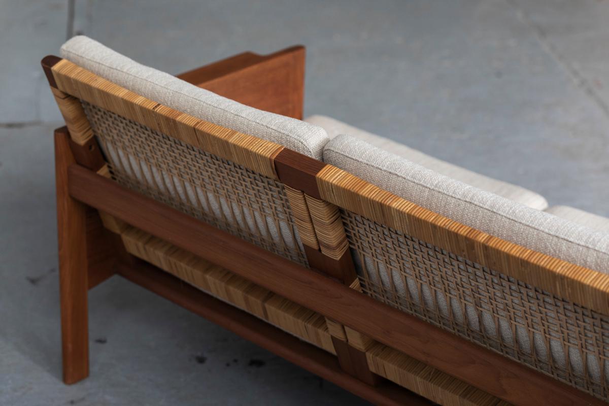 Mid-20th Century Kai Kristiansen for Christian Jensen Møbelsnedkeri Rare 3-Seater Sofa
