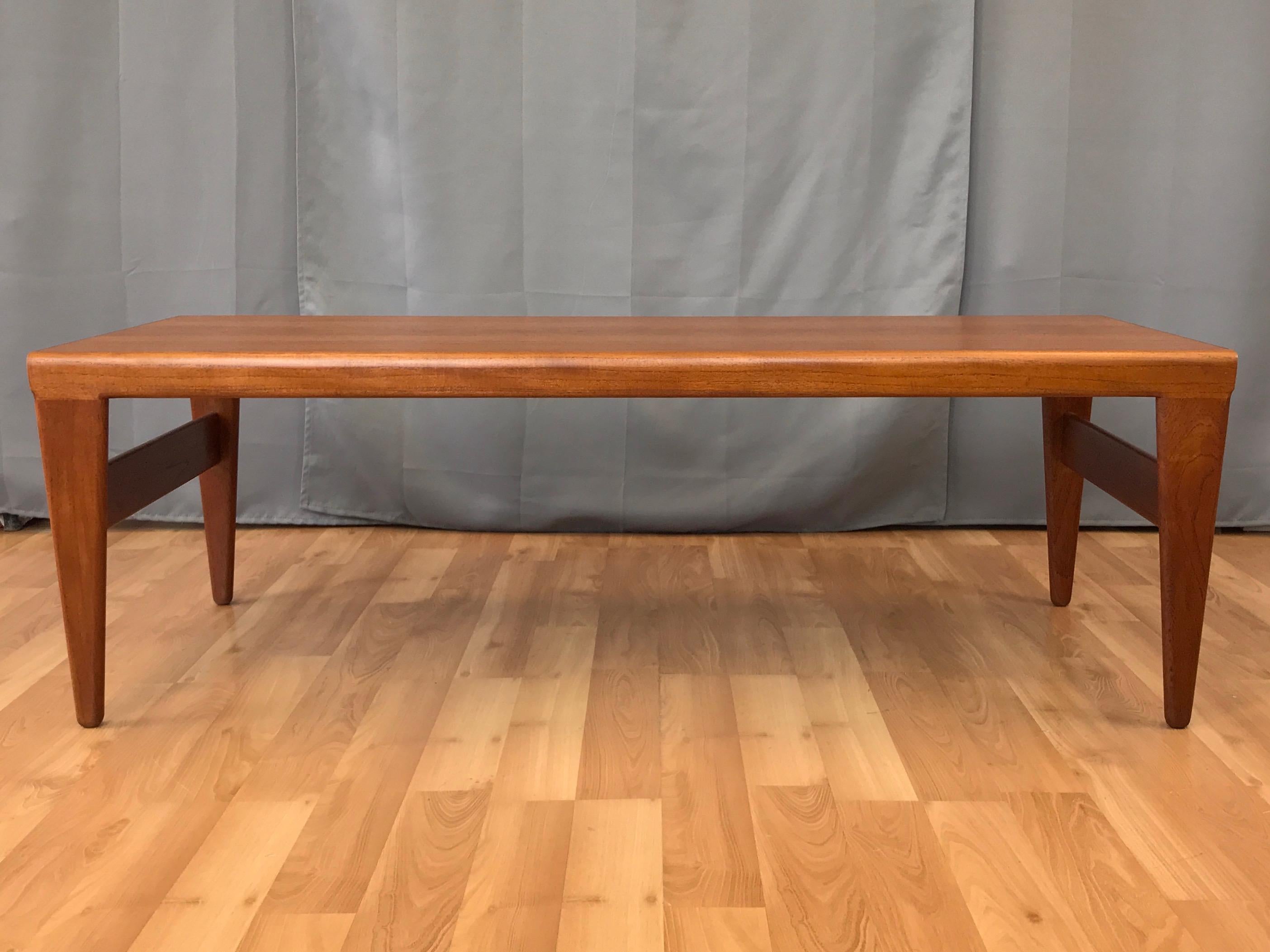 Kai Kristiansen per FM Møbler Tavolino allungabile in teak In condizioni buone a San Francisco, CA