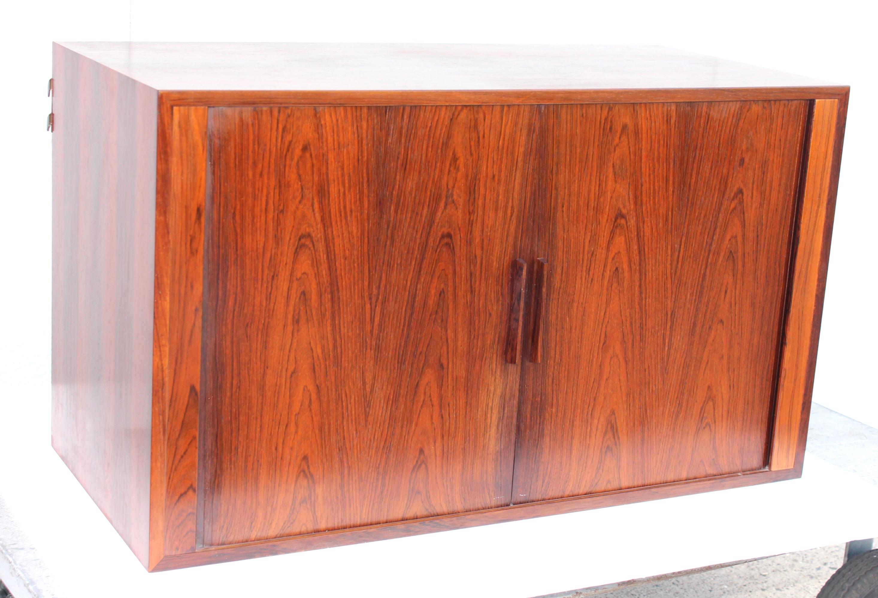 Kai Kristiansen for FM Mobler Rosewood Wall-Mounted Wall Unit 4