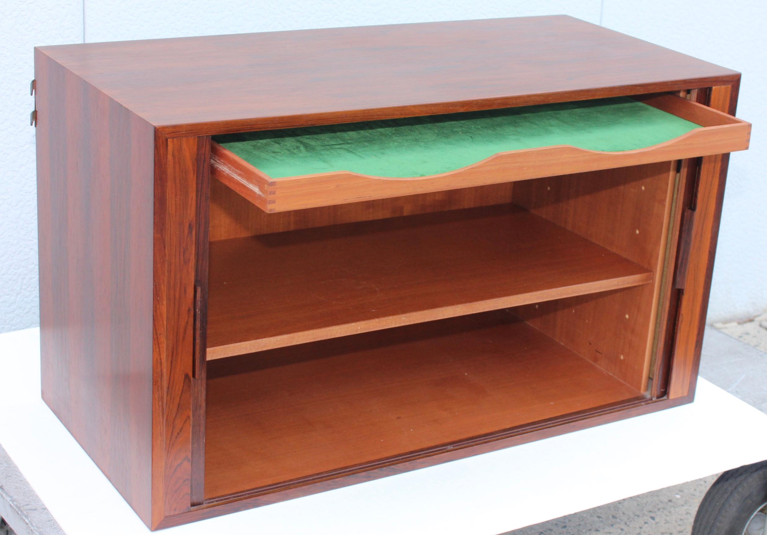 Kai Kristiansen for FM Mobler Rosewood Wall-Mounted Wall Unit 5
