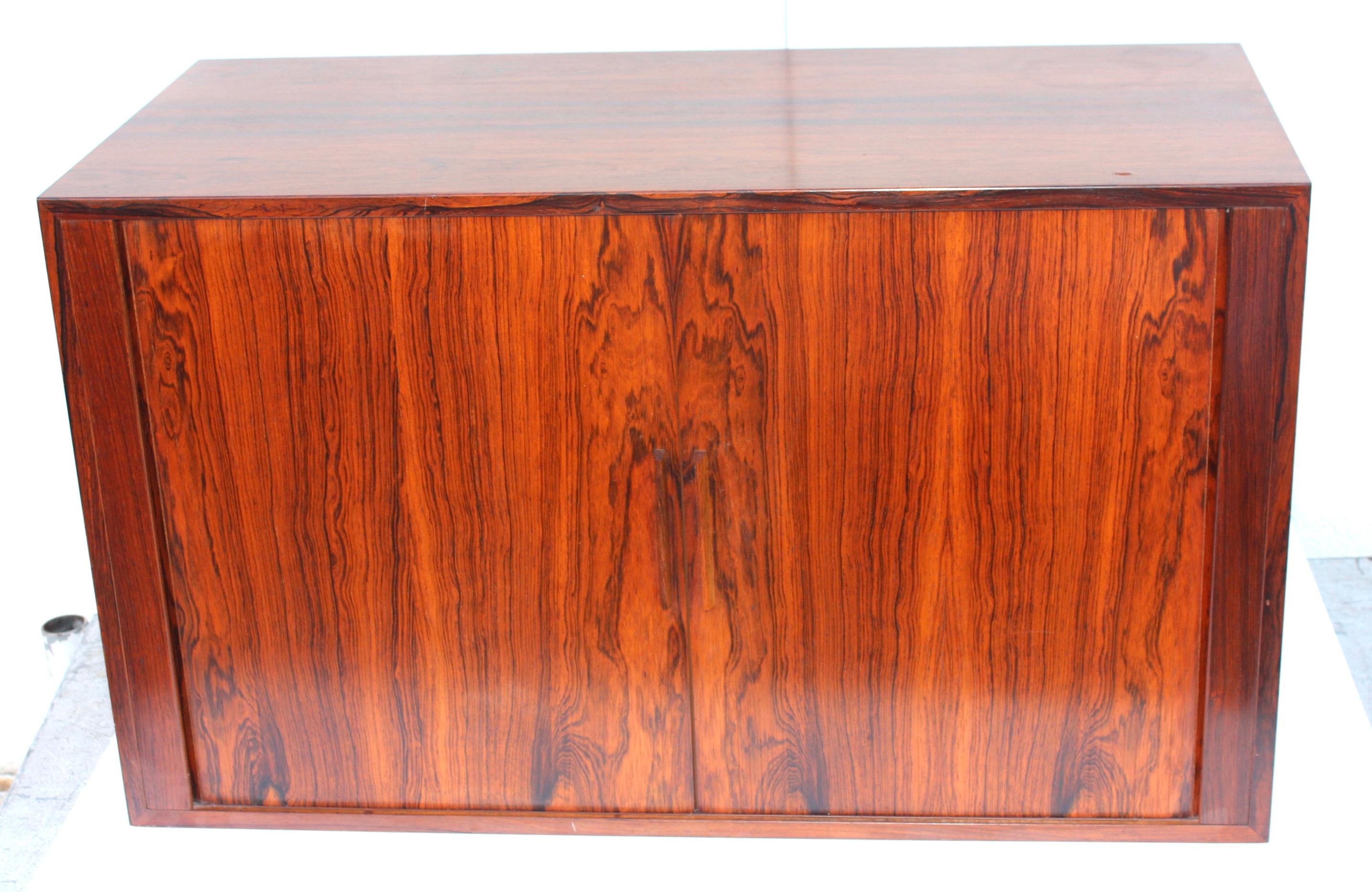 Kai Kristiansen for FM Mobler Rosewood Wall-Mounted Wall Unit 6