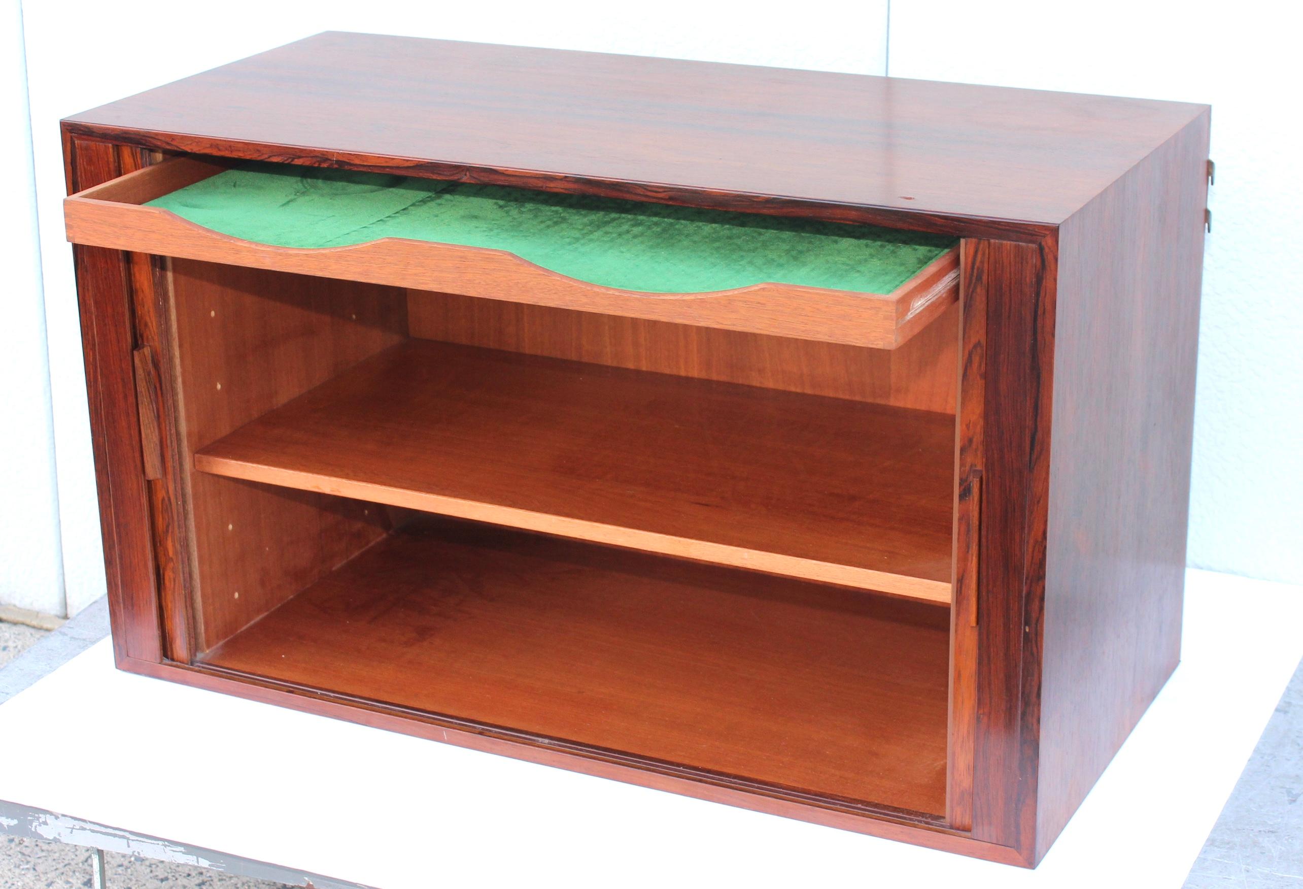 Kai Kristiansen for FM Mobler Rosewood Wall-Mounted Wall Unit 7