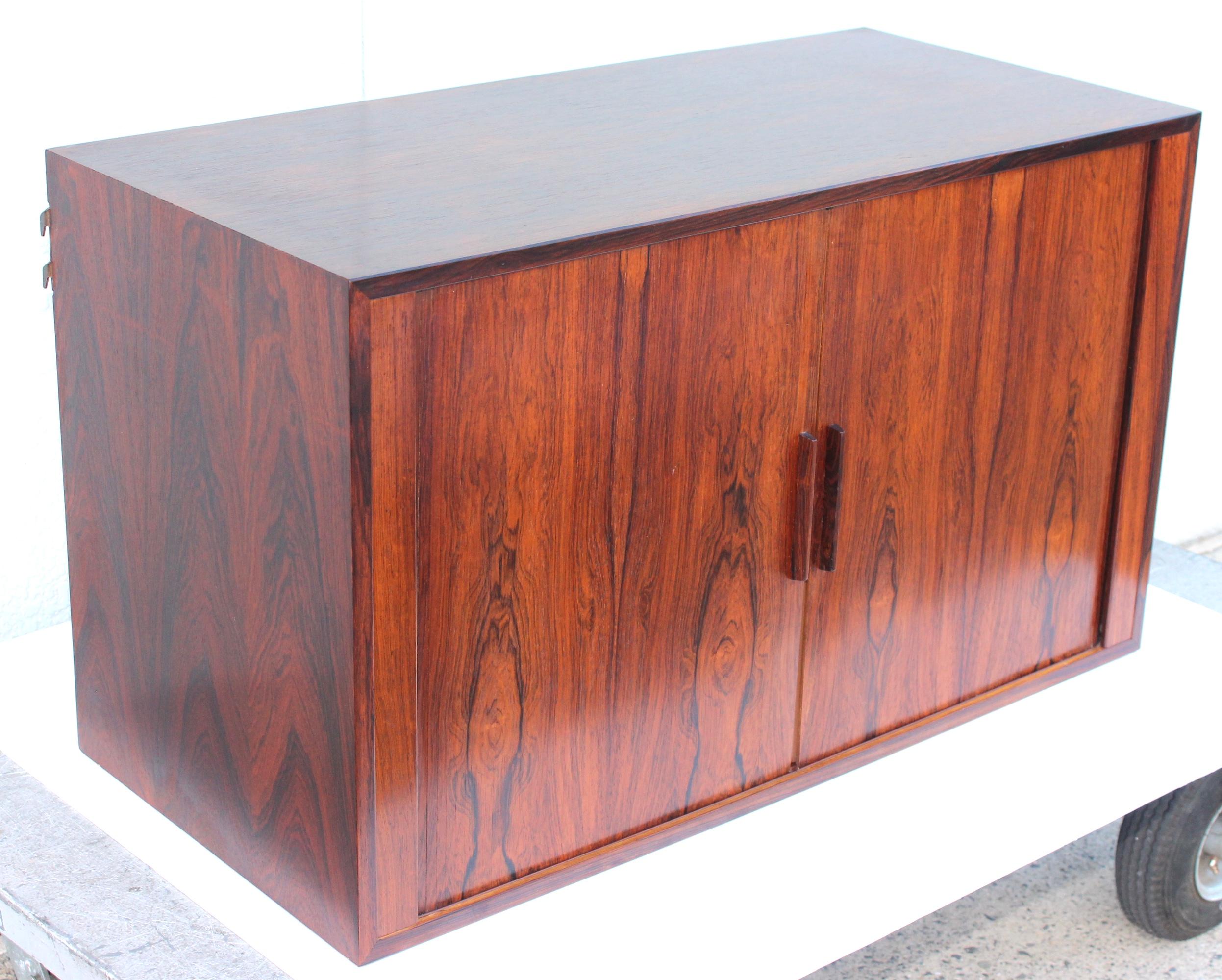 Kai Kristiansen for FM Mobler Rosewood Wall-Mounted Wall Unit 8