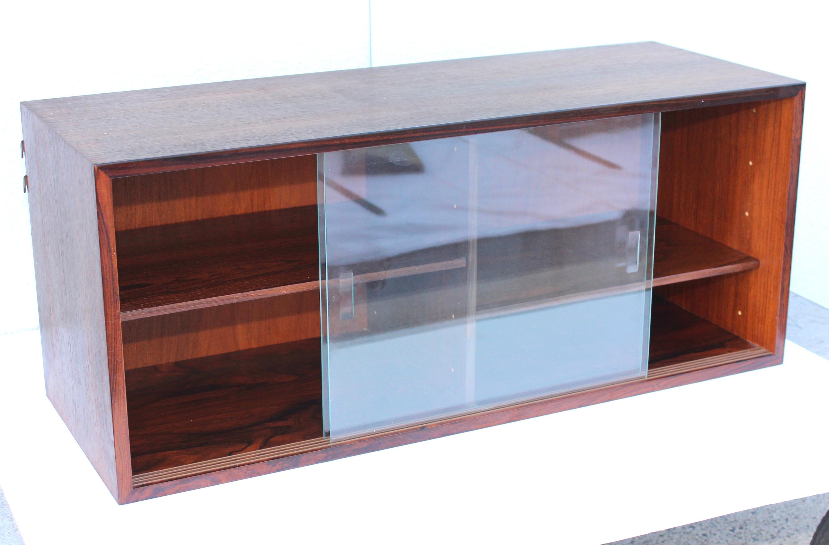 Kai Kristiansen for FM Mobler Rosewood Wall-Mounted Wall Unit 10