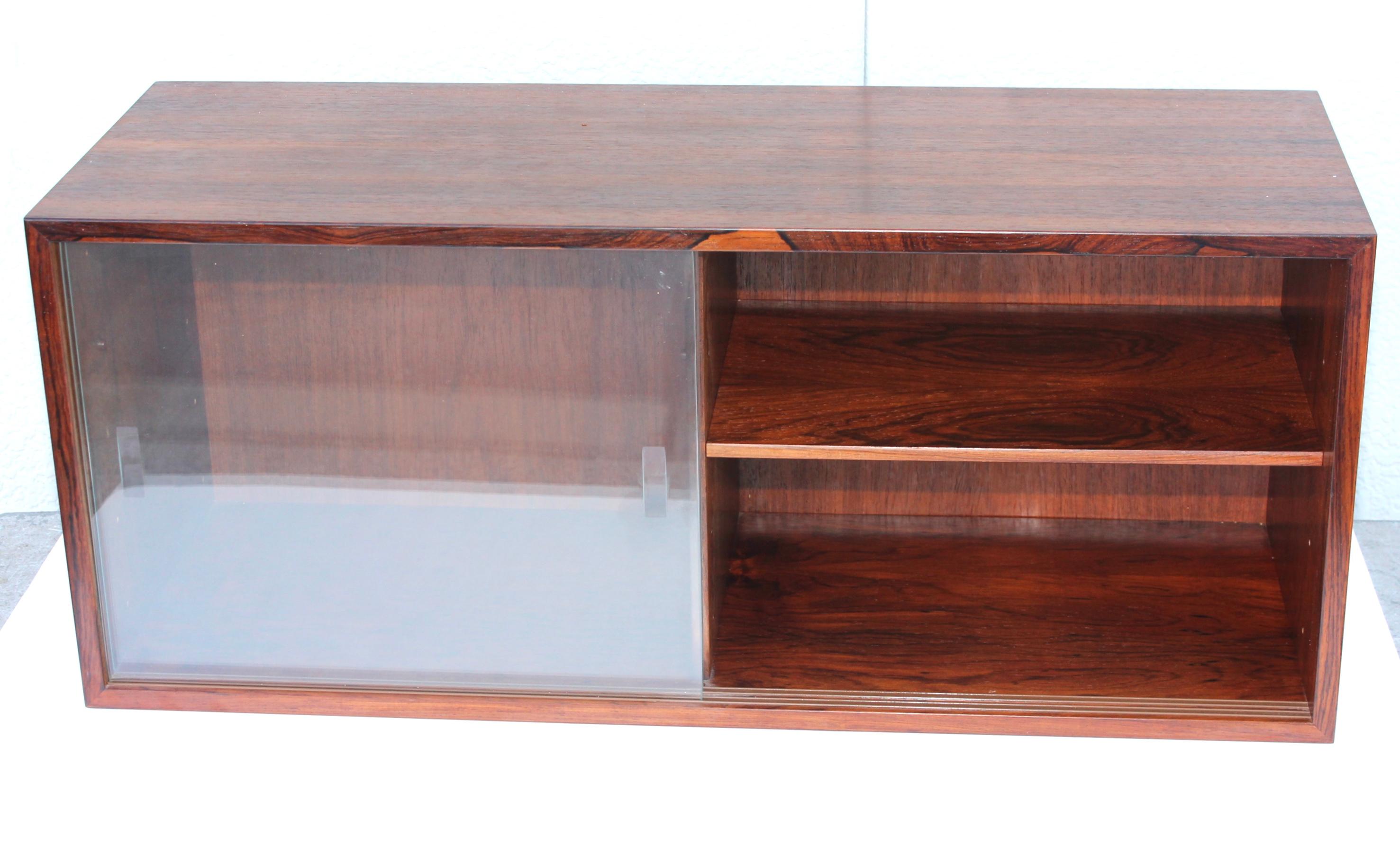 Kai Kristiansen for FM Mobler Rosewood Wall-Mounted Wall Unit 12