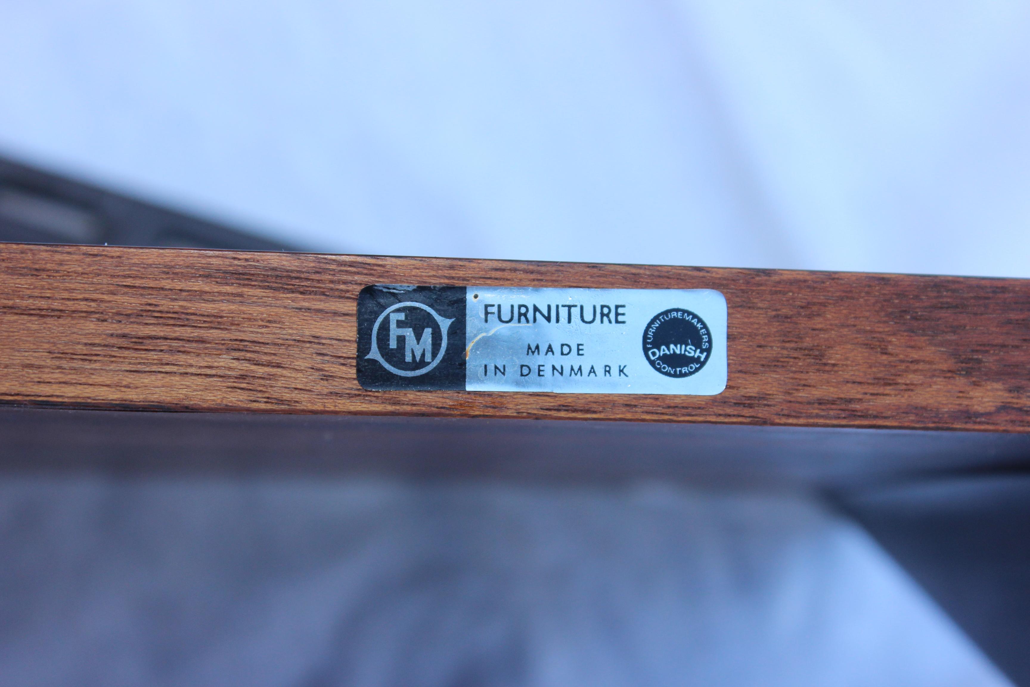 Kai Kristiansen for FM Mobler Rosewood Wall-Mounted Wall Unit 14