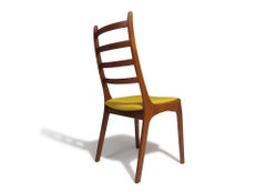 Kai Kristiansen for Korup Stolefabrik Teak High Back Dining Chairs (Set of 4)