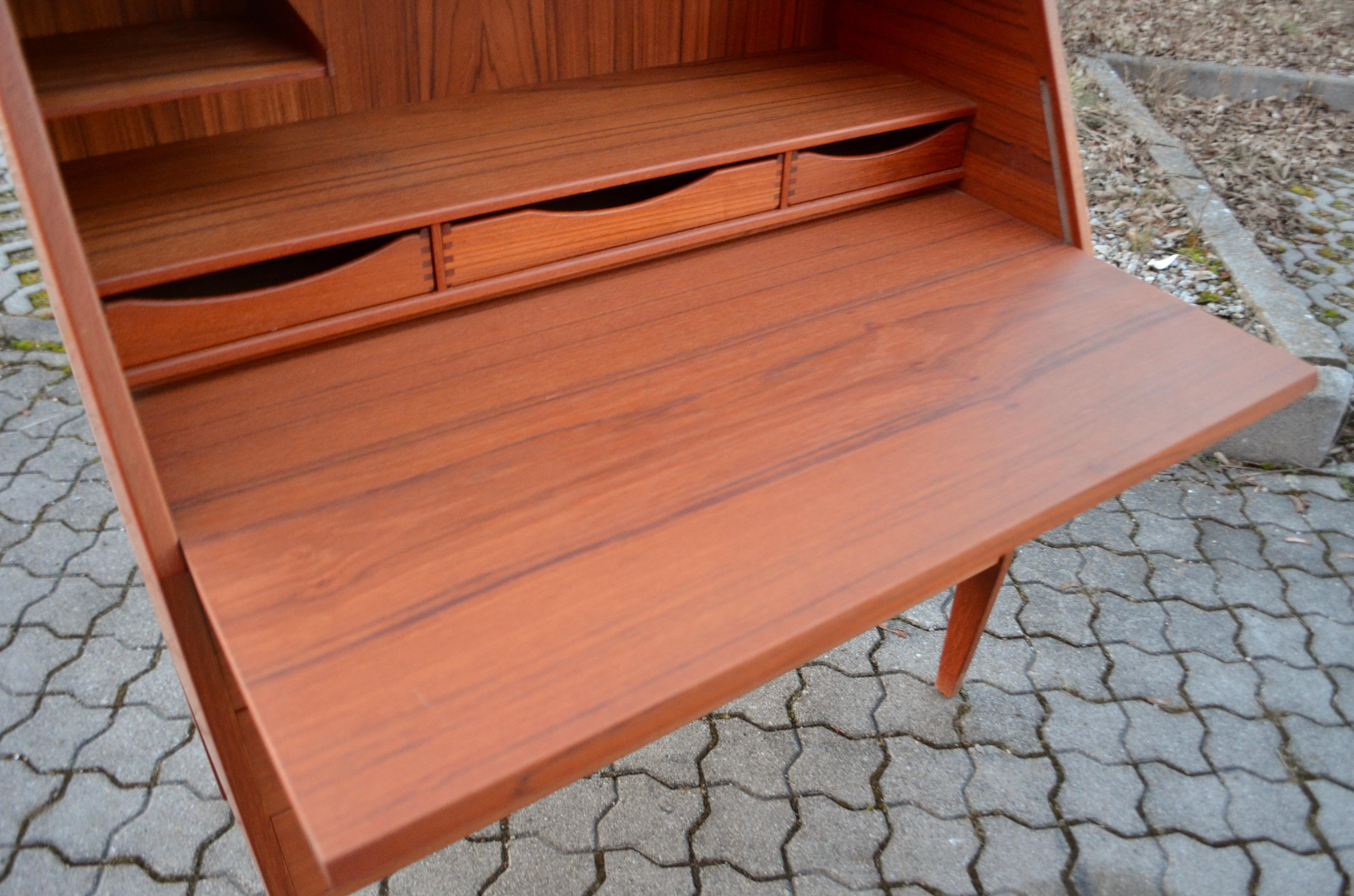 Kai Kristiansen für Torring / HJN Mobler Modell 63 Danish Modern Teak Sekretär im Angebot 5