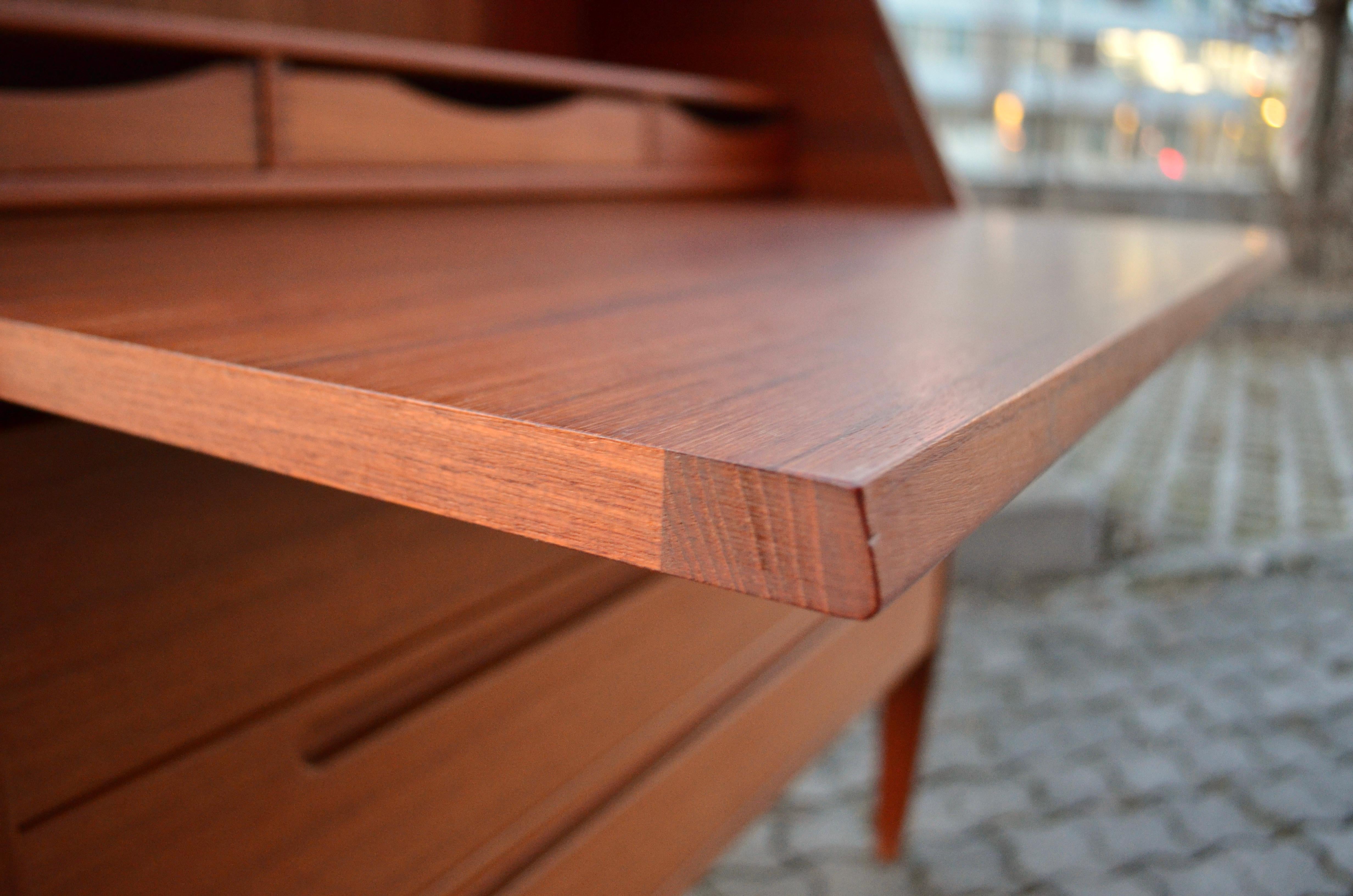Kai Kristiansen für Torring / HJN Mobler Modell 63 Danish Modern Teak Sekretär im Angebot 6