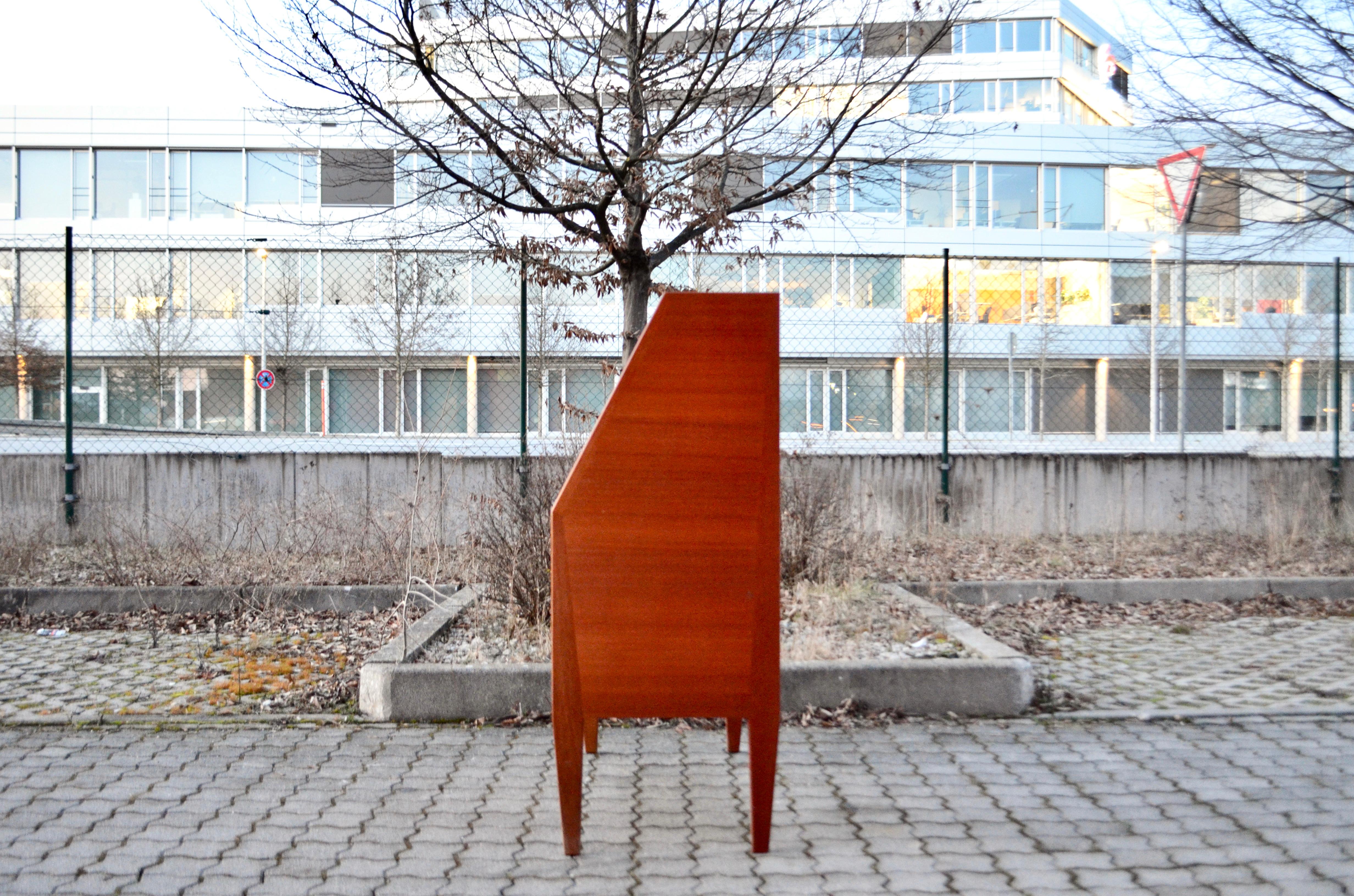 Kai Kristiansen for Torring / HJN Mobler Model 63 Danish Modern Teak Secretary For Sale 9