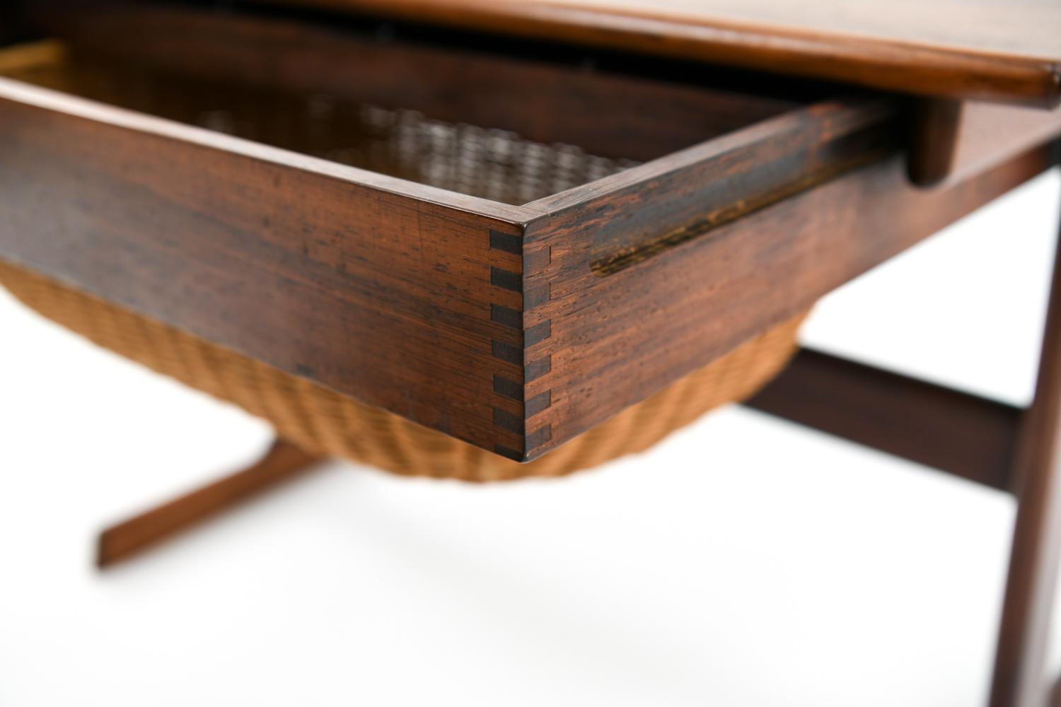 Kai Kristiansen for Vildbjerg Mobelfabrik Rosewood Sewing Table 2