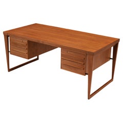 Kai Kristiansen Free-Standing Desk Model '70' in Teak