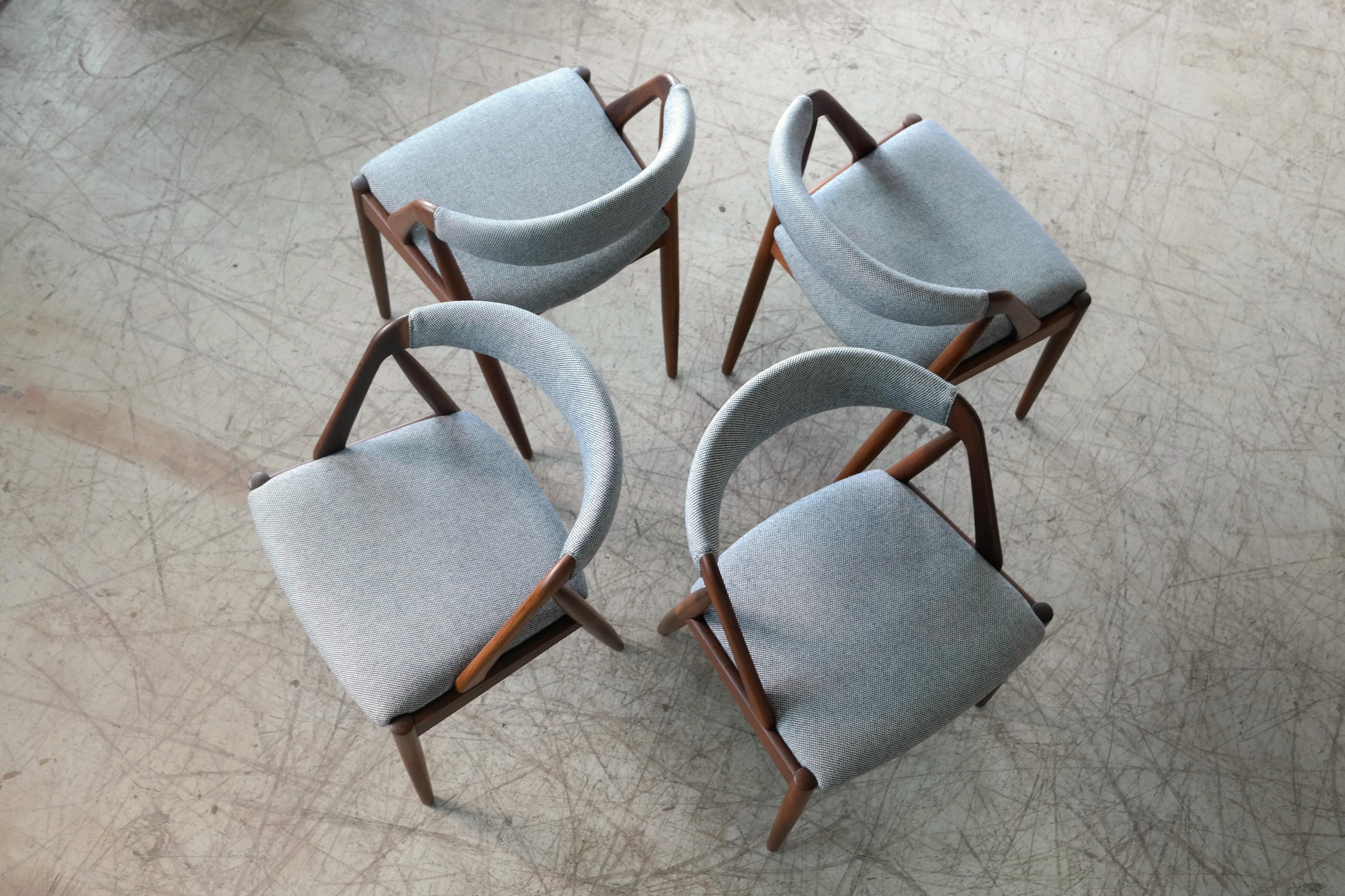 Kai Kristiansen in Teak Dining Chairs Model 31 for Schou Andersen 4