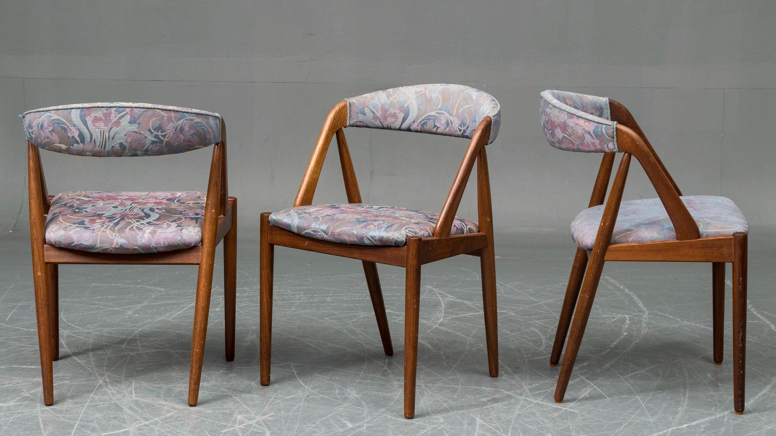 Mid-Century Modern Kai Kristiansen in Teak Dining Chairs Model 31 for Schou Andersen
