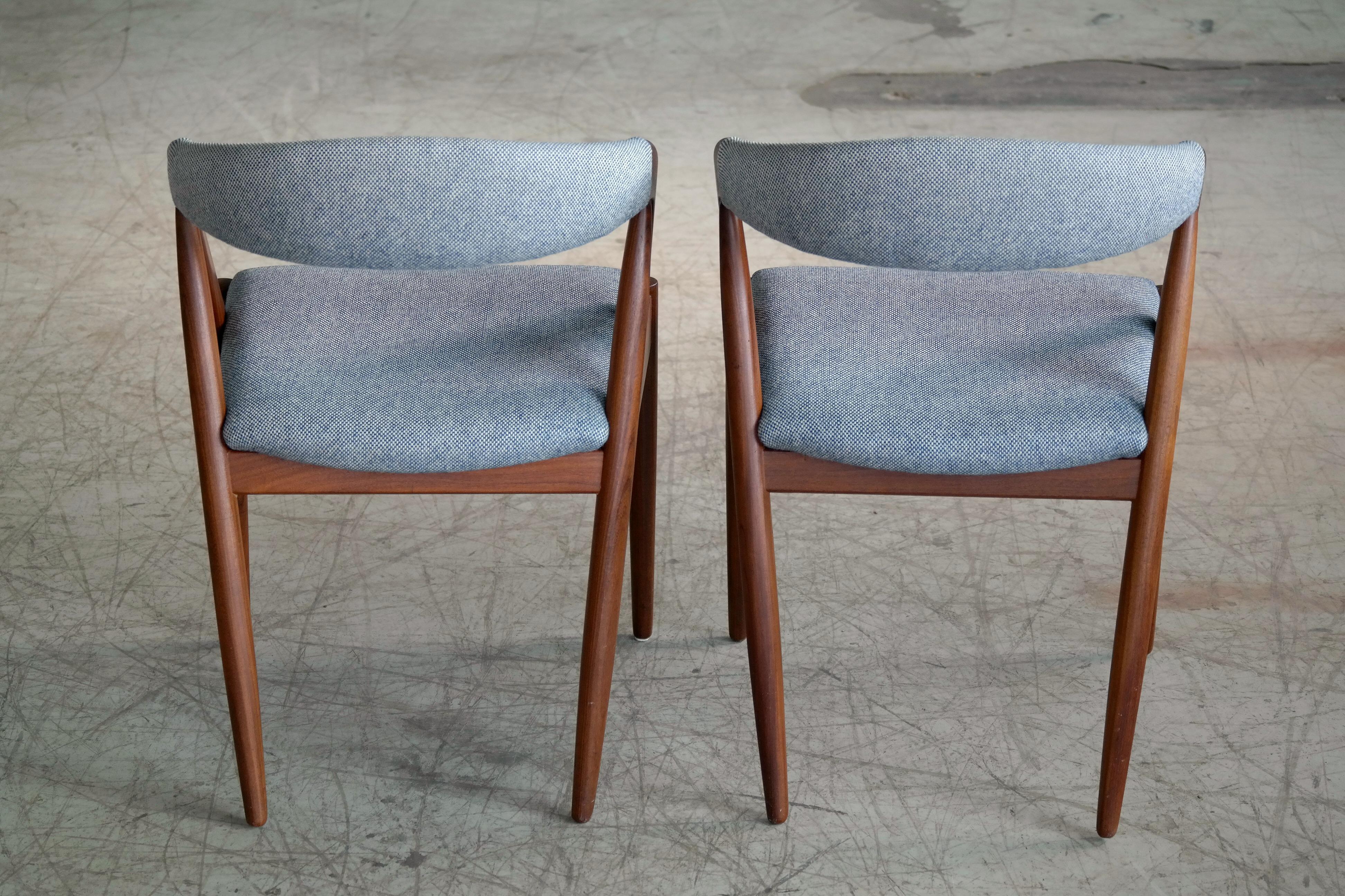 Kai Kristiansen in Teak Dining Chairs Model 31 for Schou Andersen 2