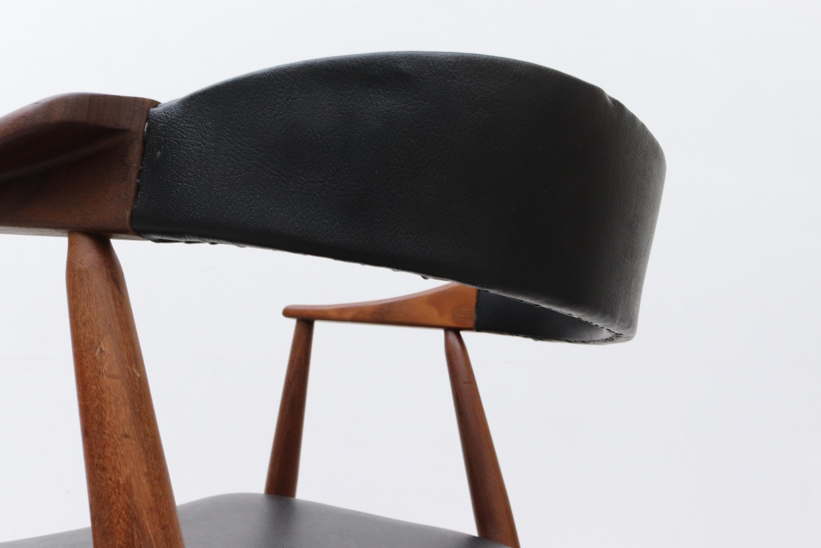 Kai Kristiansen Inspired Teak Arm Chair by Th. Harlev 5