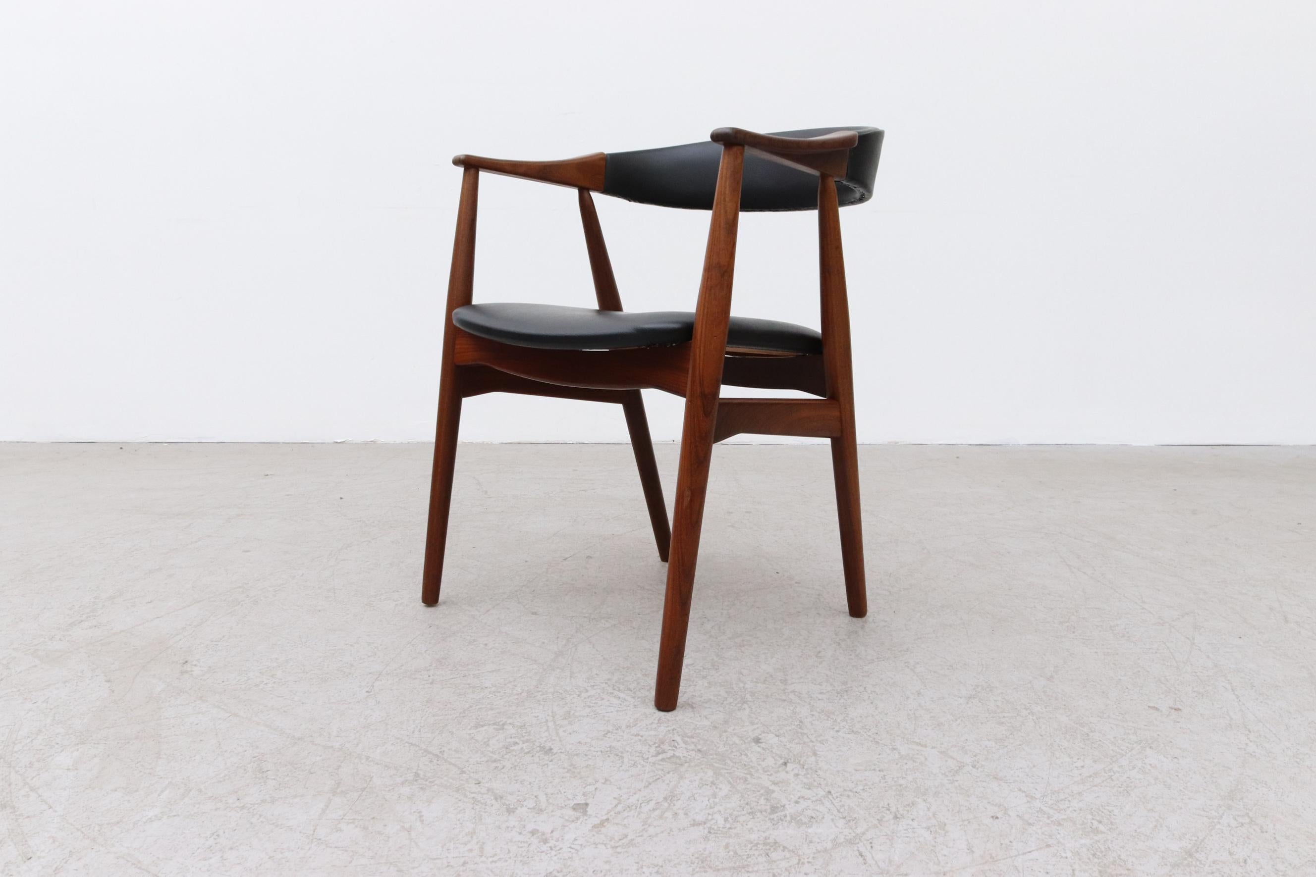 Kai Kristiansen Inspired Teak Arm Chair by Th. Harlev 1
