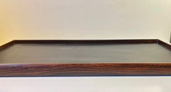 Kai Kristiansen Large serving Tray in Rosewood and Black Formica, 1960s