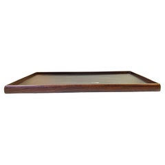 Kai Kristiansen Large serving Tray in Rosewood and Black Formica, 1960s