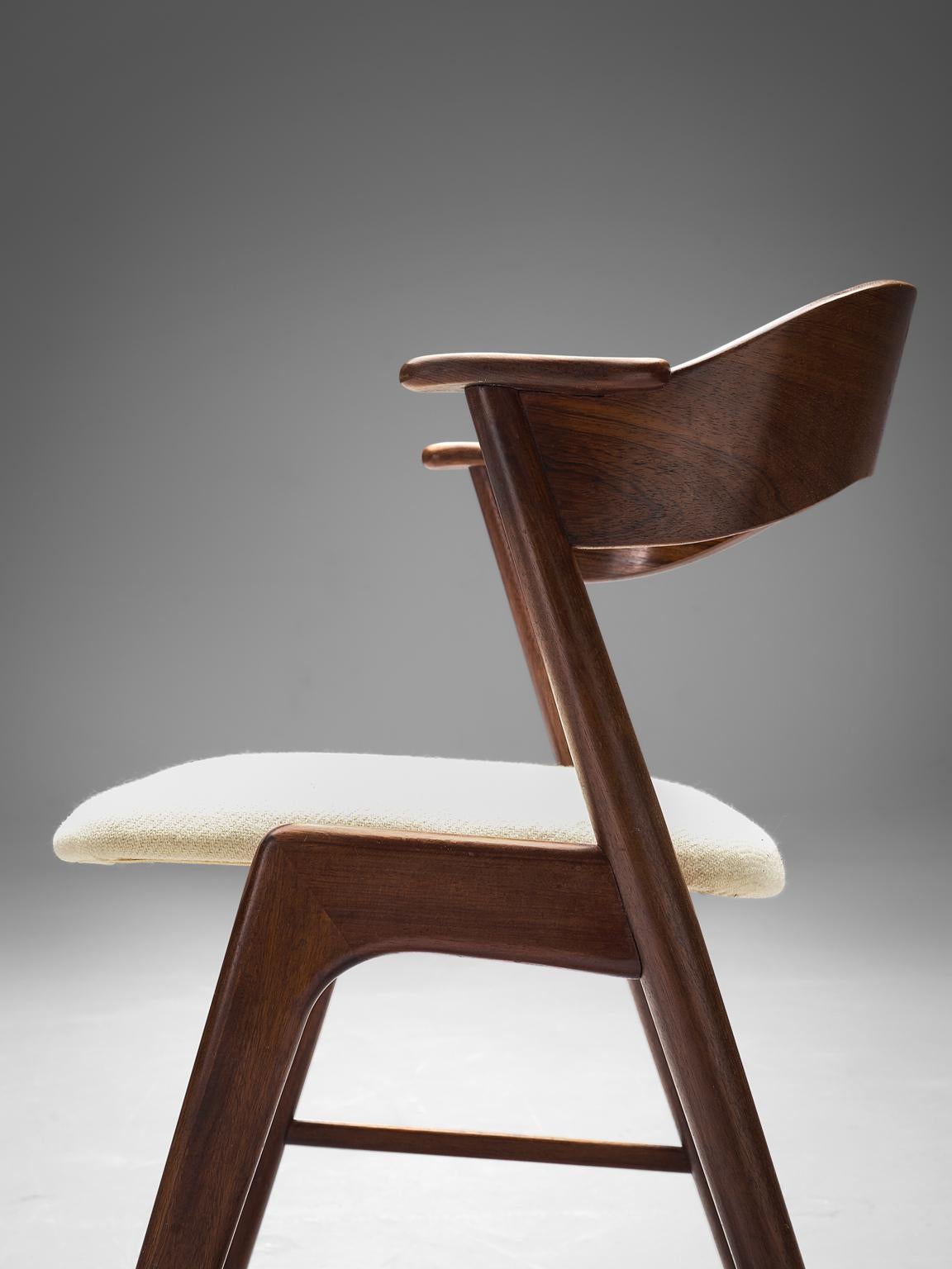 Mid-20th Century Kai Kristiansen Large Set of Rosewood Dining Chairs