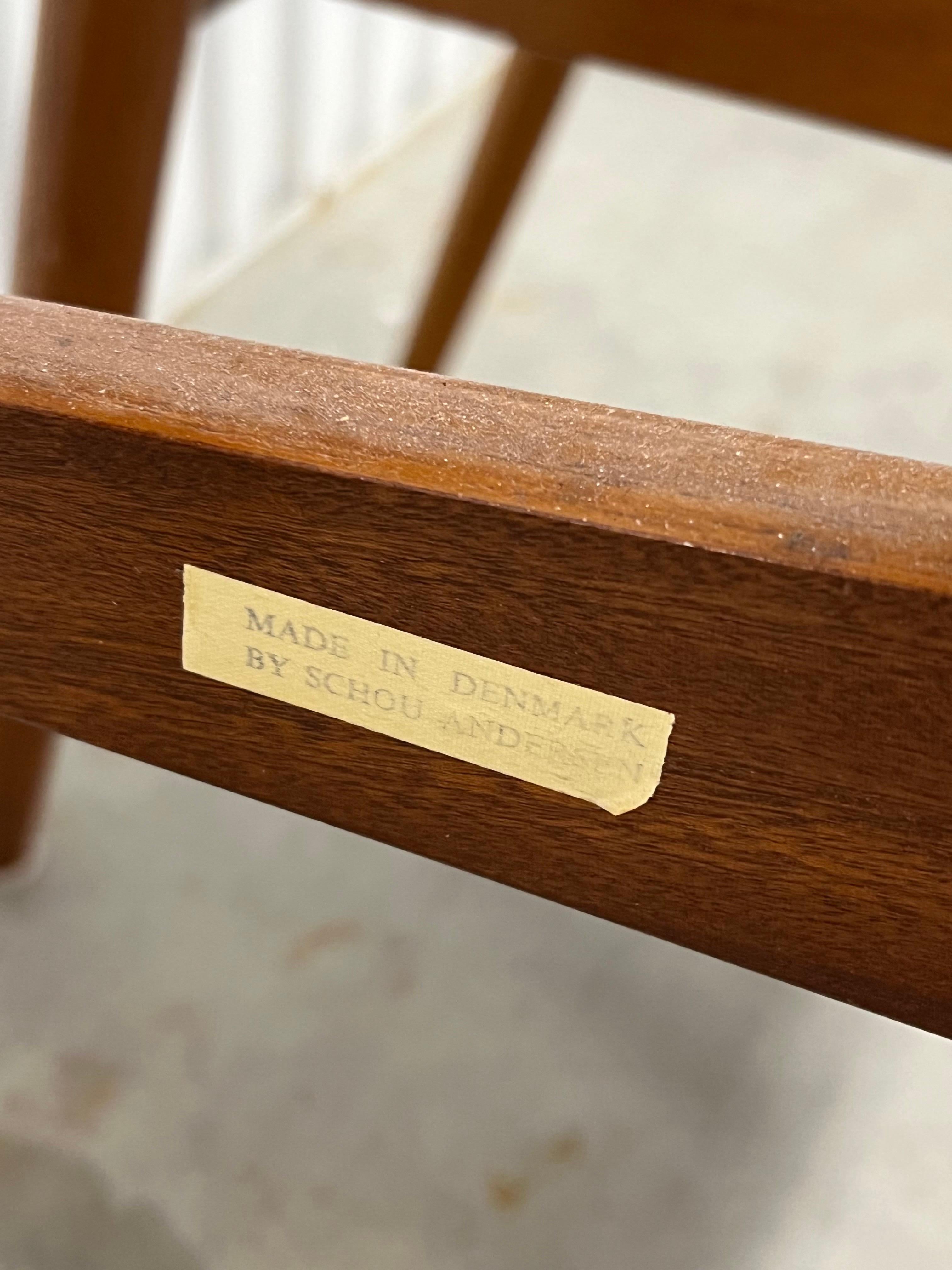 Kai Kristiansen Mid Century Danish Model 31 Teak Dining Chairs - Set of 6 5
